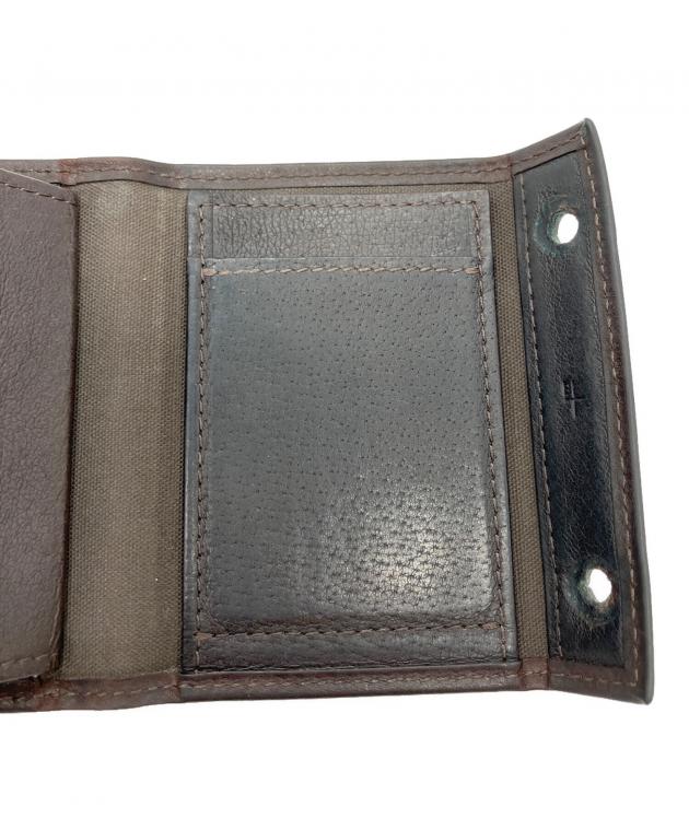 中古・古着通販】M+ (エムピウ) 3つ折り財布 ブラウン サイズ