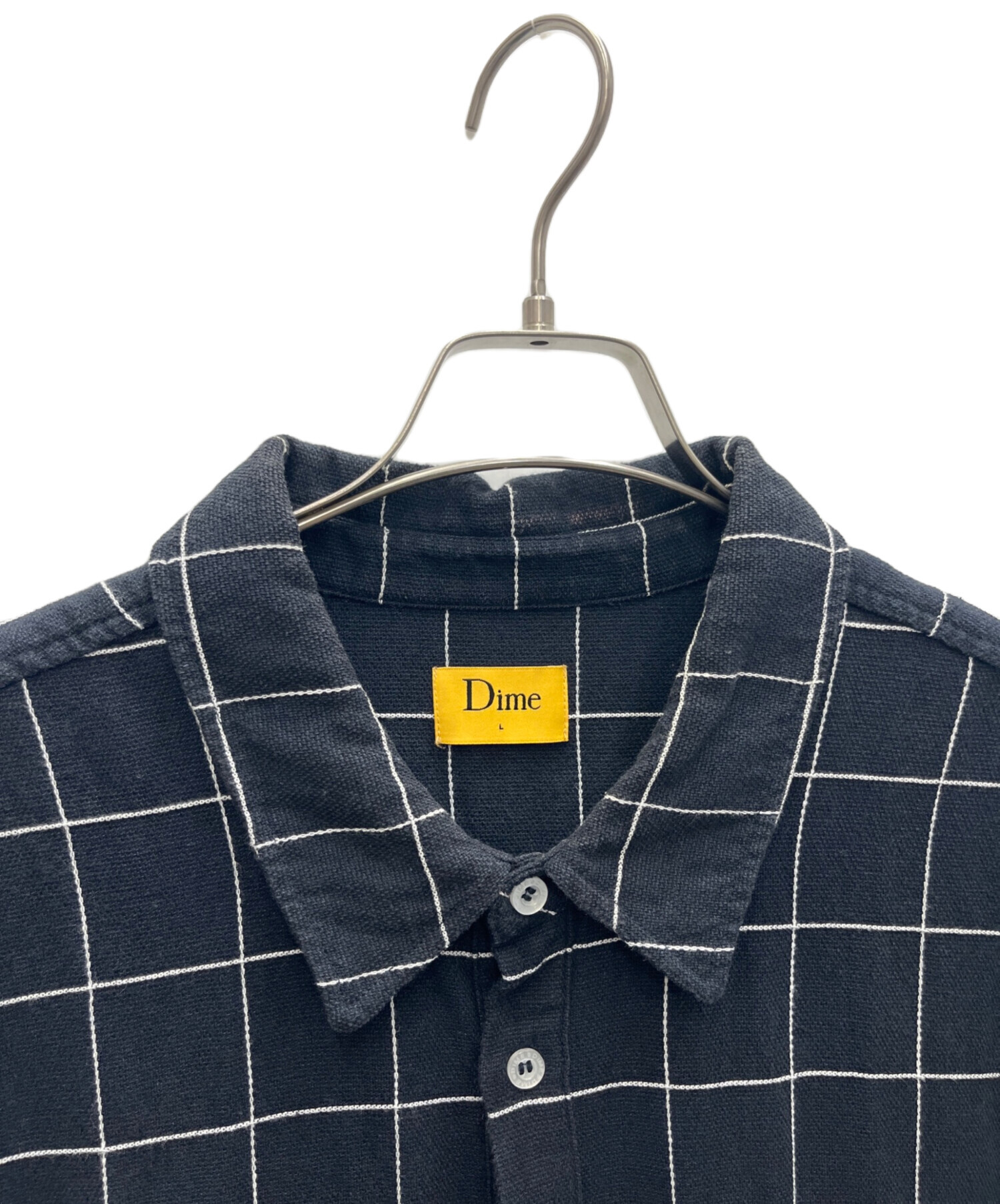 中古・古着通販】Dime (ダイム) 半袖シャツ ネイビー サイズ:L