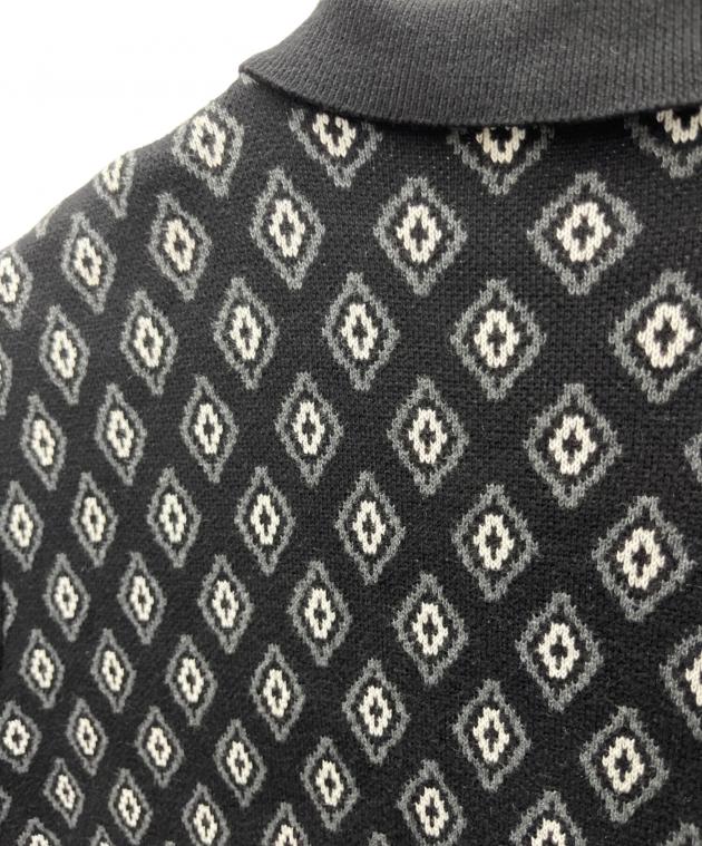 中古・古着通販】TTT MSW (ティー) Diamond Knit Polo ブラック サイズ