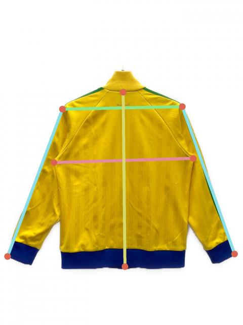 中古・古着通販】adidas (アディダス) トラックジャケット イエロー