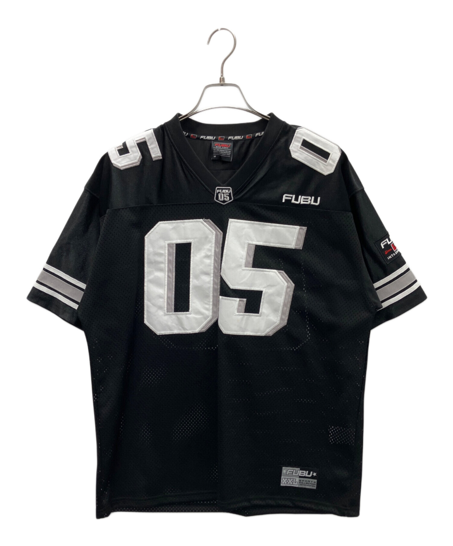 中古・古着通販】FUBU (フブ) ゲームシャツ ブラック サイズ:M