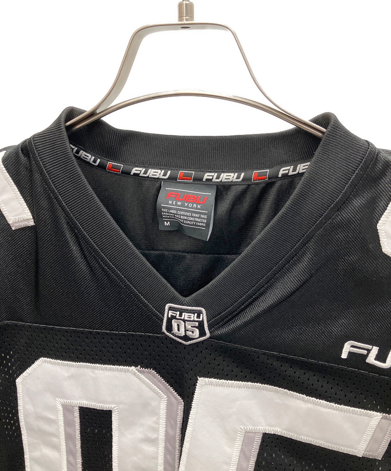 中古・古着通販】FUBU (フブ) ゲームシャツ ブラック サイズ:M