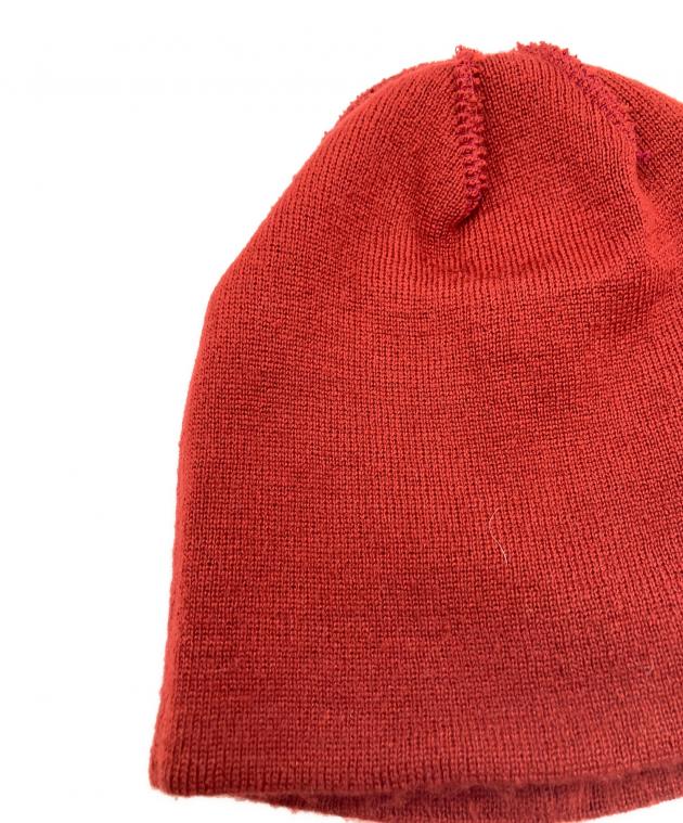 中古・古着通販】stussy (ステューシー) ニット帽 ブルー×レッド