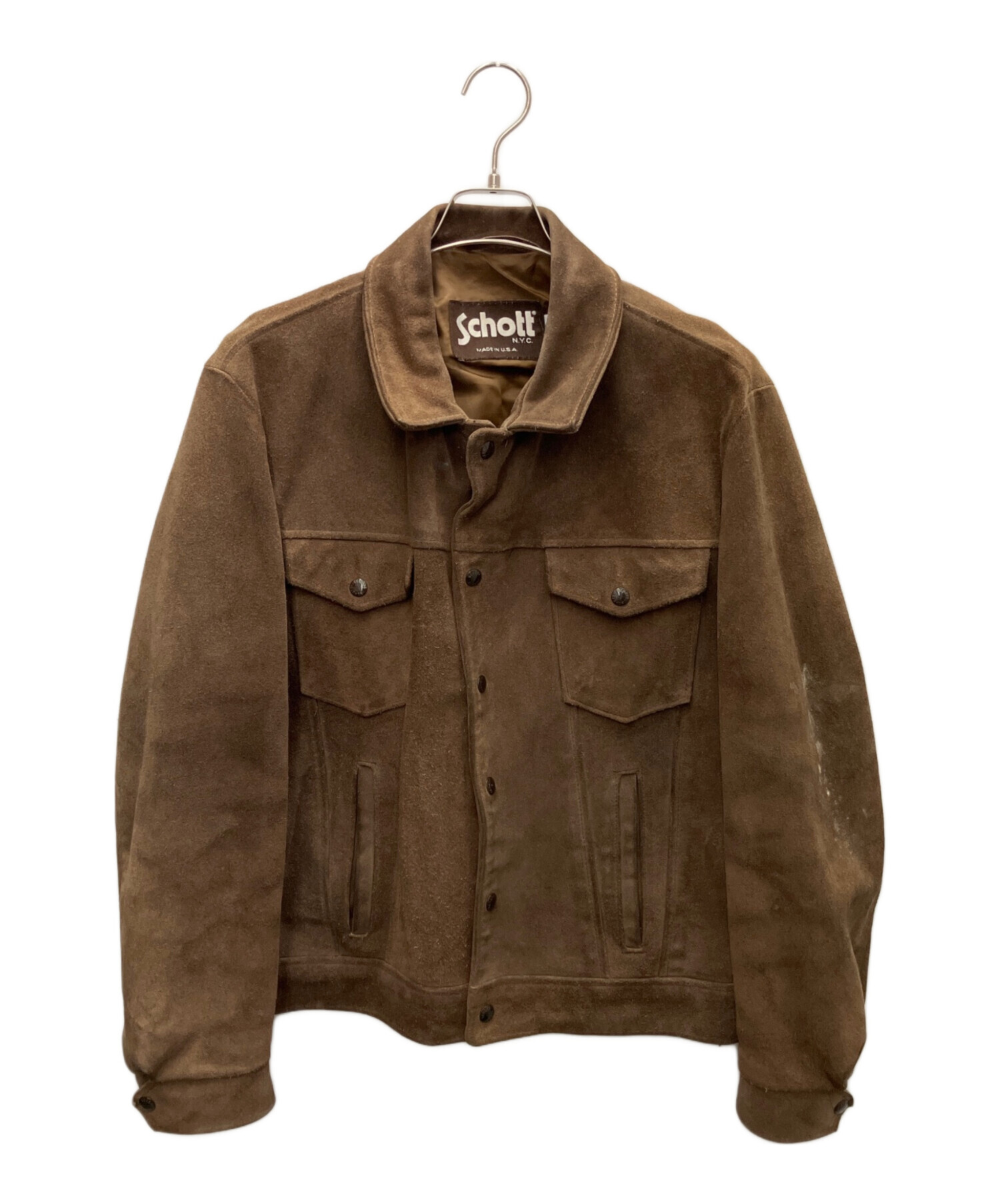 中古・古着通販】Schott (ショット) スウェードレザージャケット