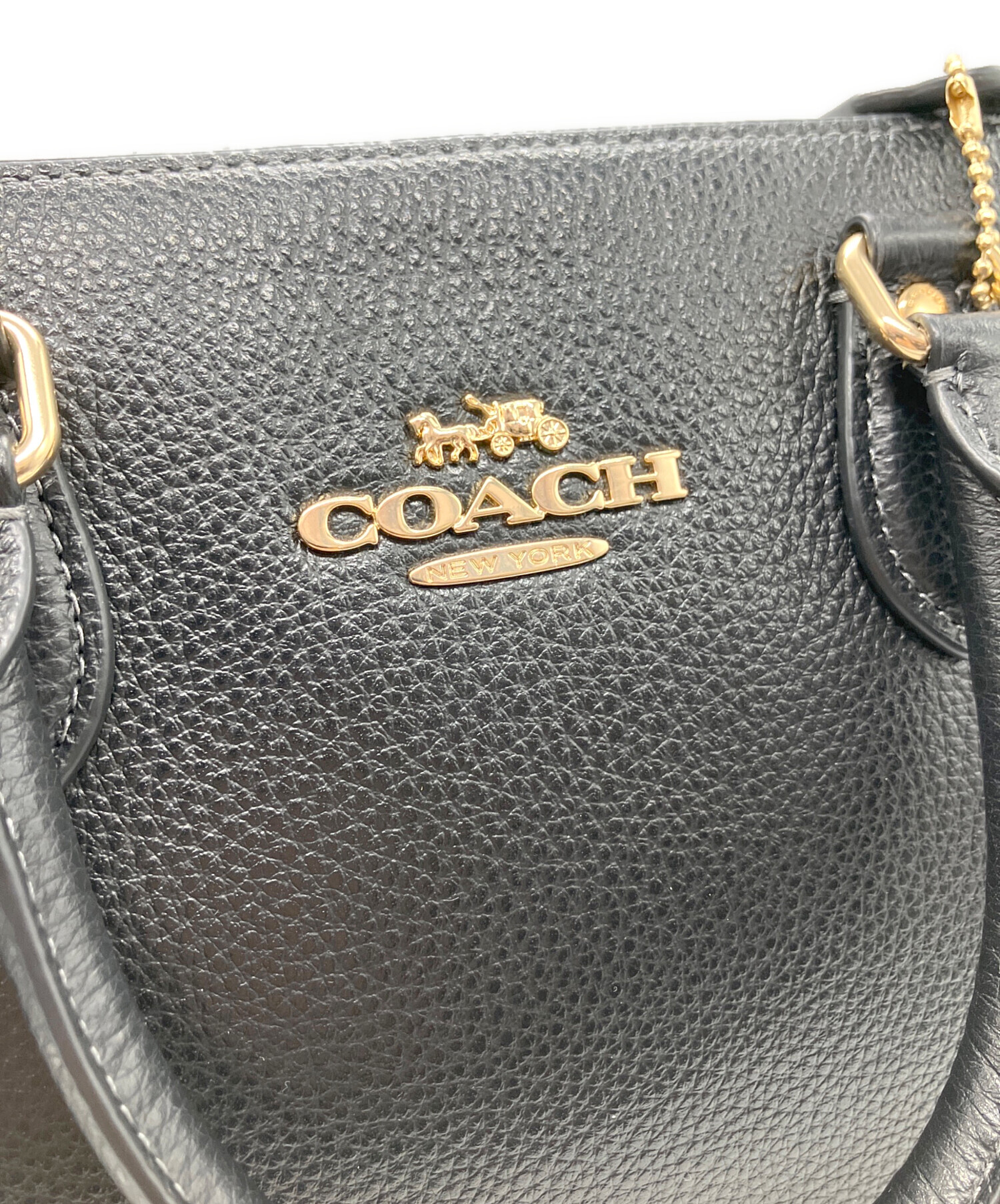 中古・古着通販】COACH (コーチ) 2WAYショルダーバッグ ブラック