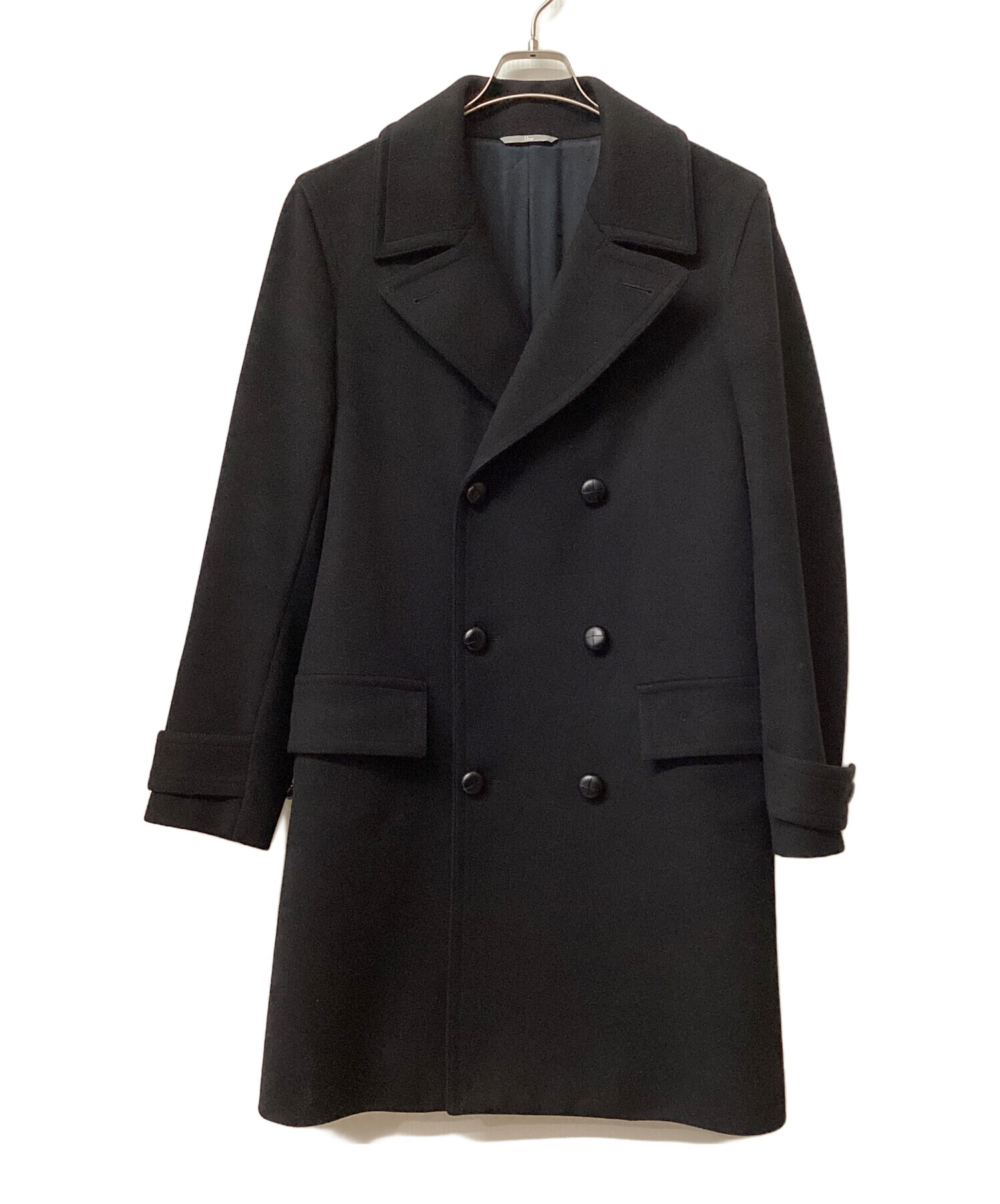 中古・古着通販】Dior (ディオール) チェスターコート ブラック サイズ