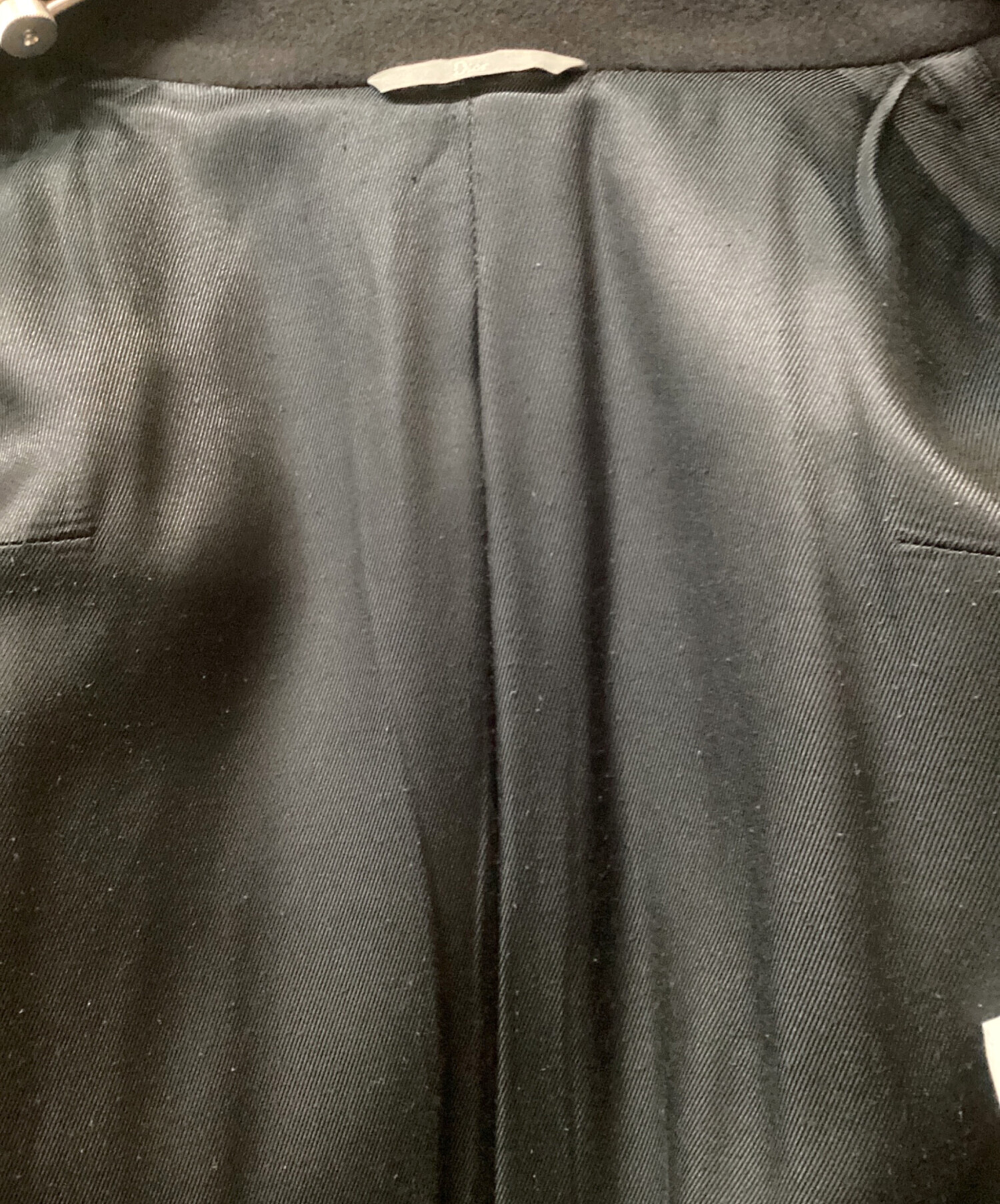 中古・古着通販】Dior (ディオール) チェスターコート ブラック サイズ 