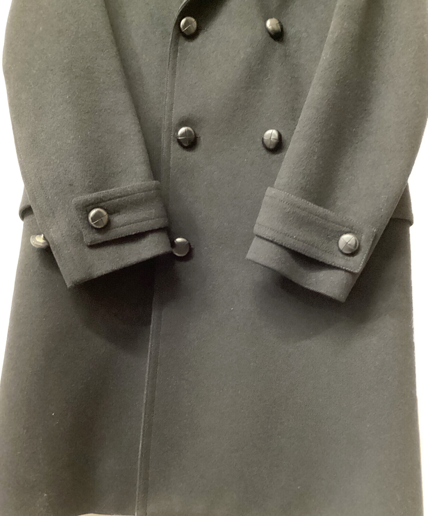 中古・古着通販】Dior (ディオール) チェスターコート ブラック サイズ
