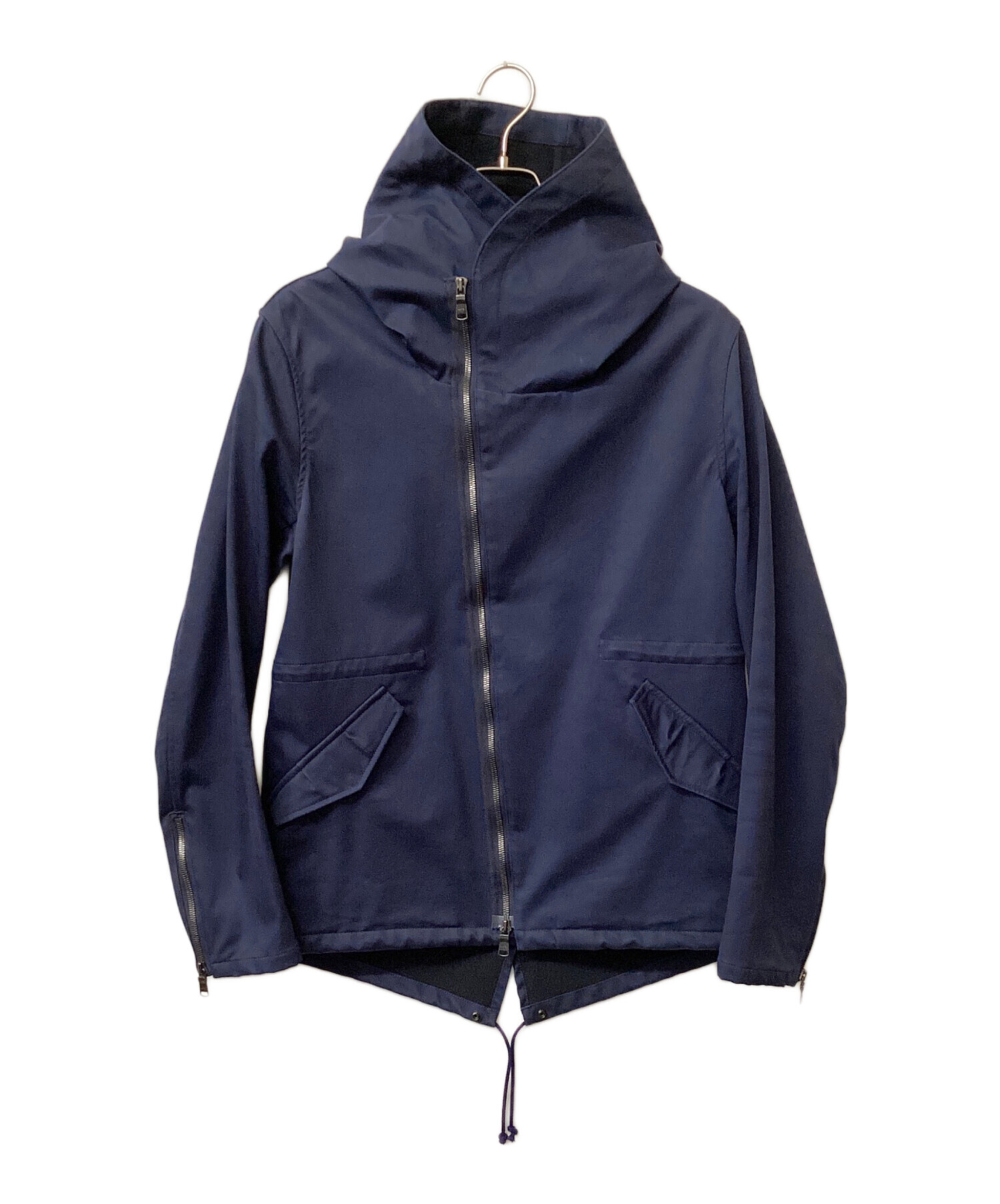 WJK モッズコート　　サイズ　XL 中古・古着通販】wjk (ダブルジェイケー) wjk モッズコート ネイビー