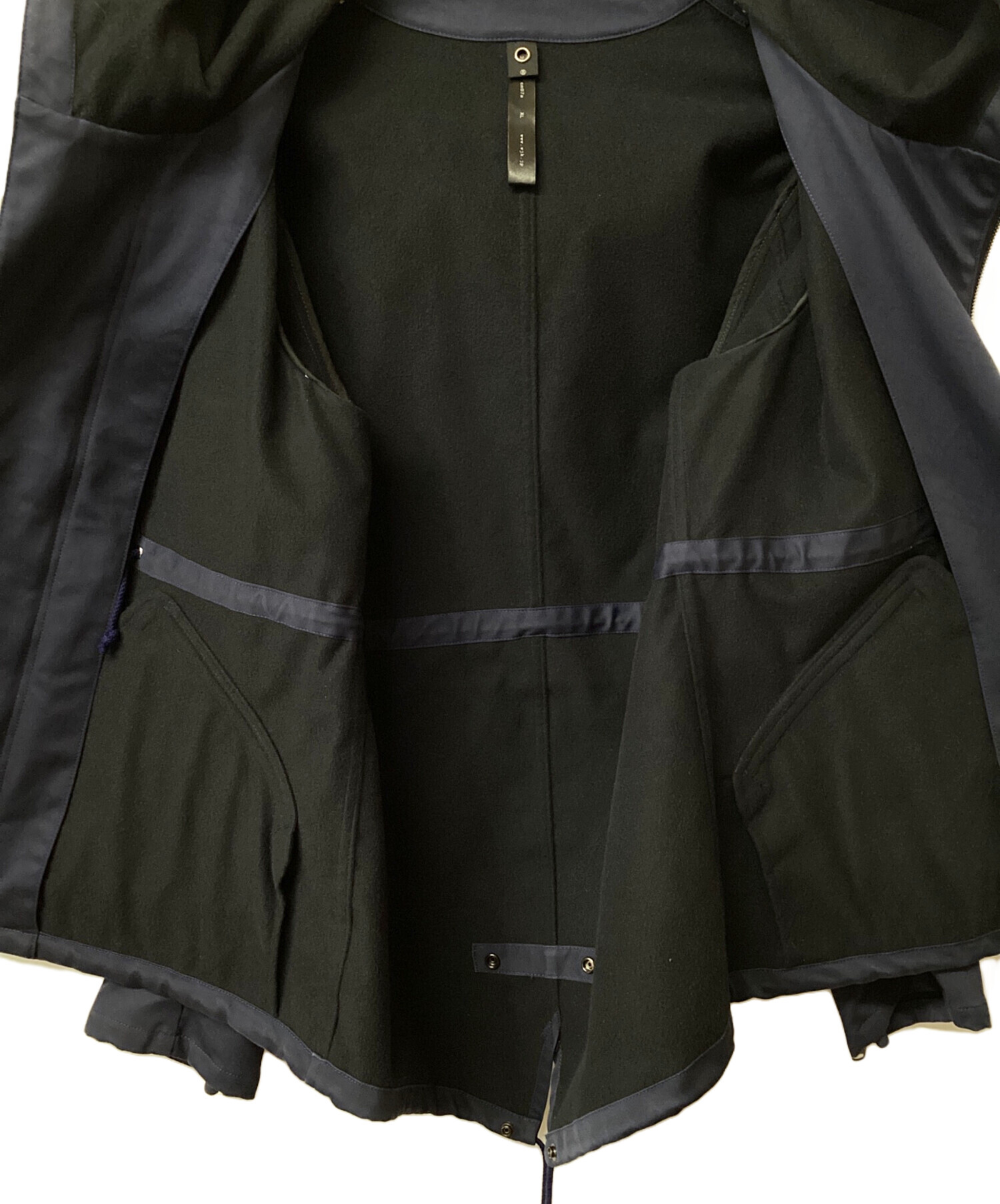 中古・古着通販】wjk (ダブルジェイケー) wjk モッズコート ネイビー