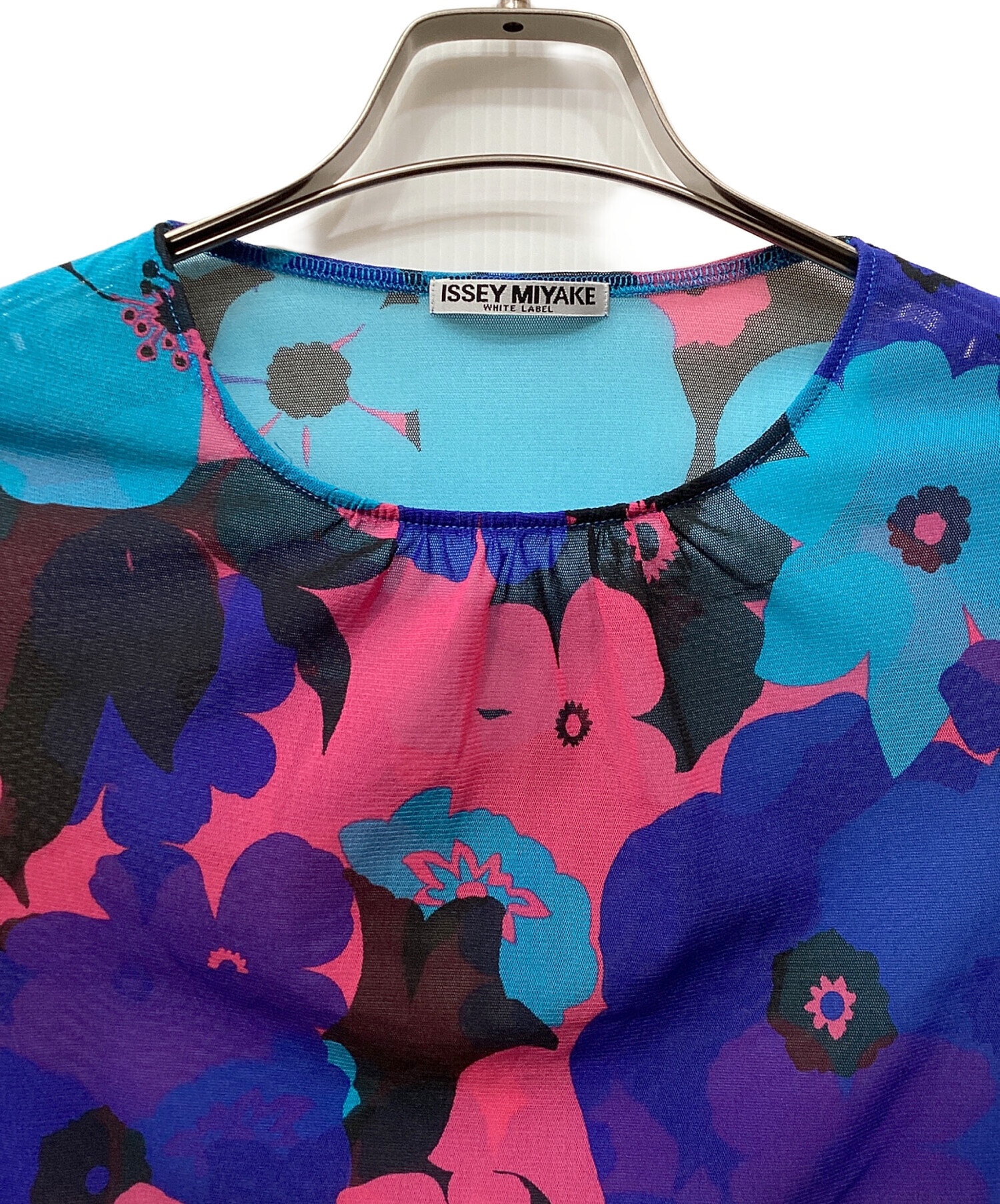 中古・古着通販】ISSEY MIYAKE (イッセイミヤケ) シースルーカットソー