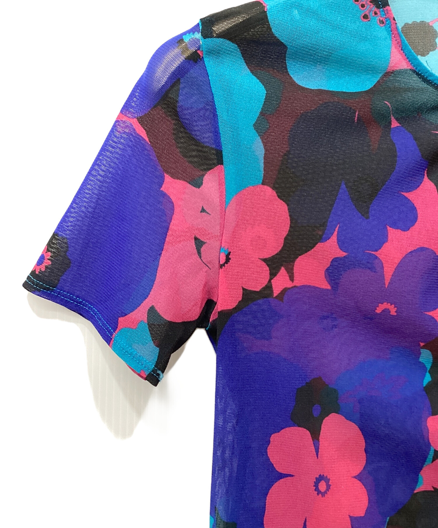 中古・古着通販】ISSEY MIYAKE (イッセイミヤケ) シースルーカットソー