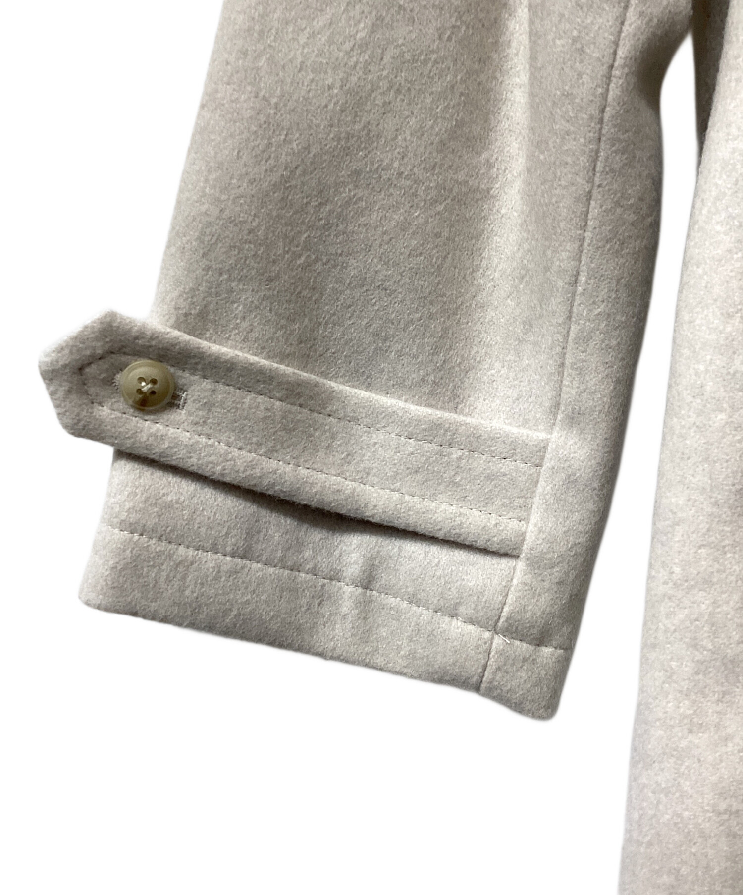 中古・古着通販】foufou (フーフー) ウールトレンチコート ライト