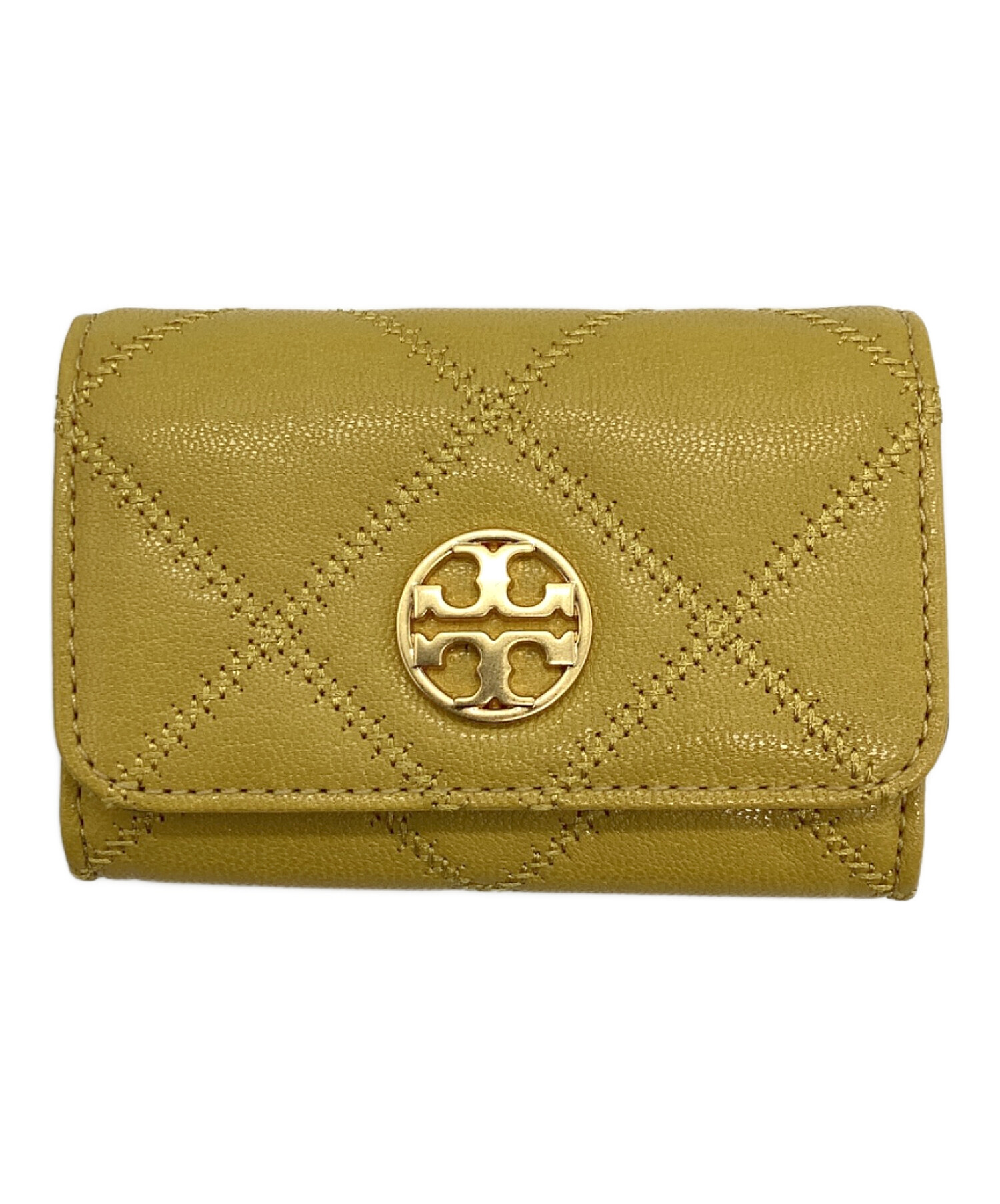 中古・古着通販】TORY BURCH (トリーバーチ) コインケース イエロー 