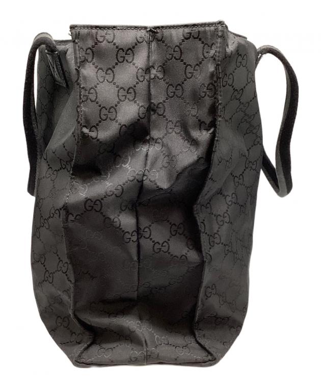 中古・古着通販】GUCCI (グッチ) ナイロントートバッグ ブラック