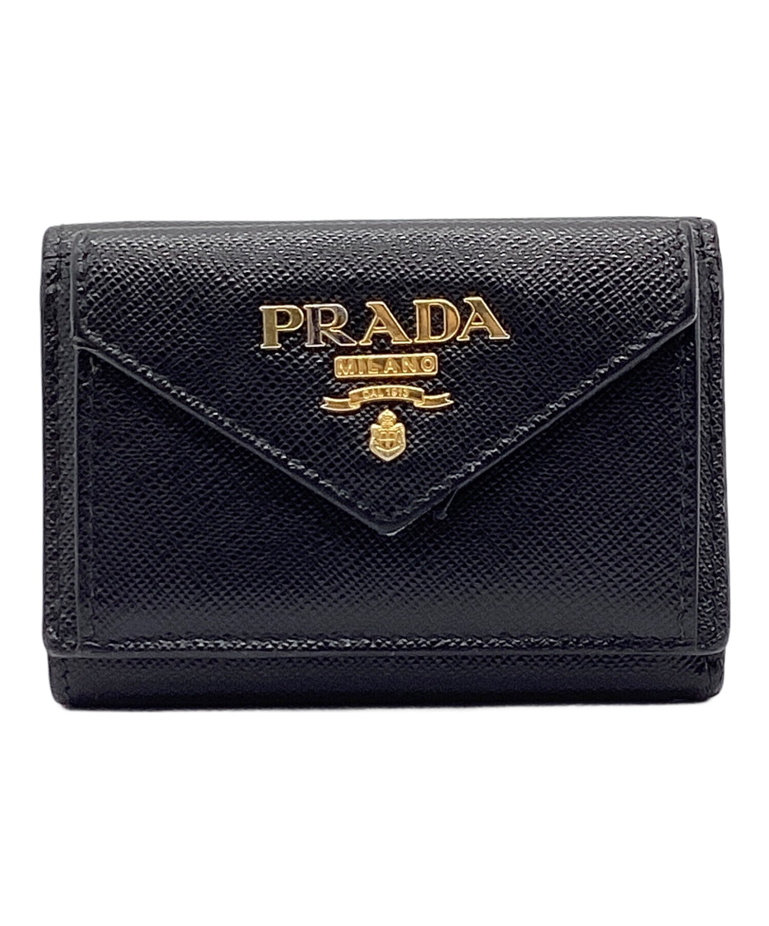 中古・古着通販】PRADA (プラダ) PRADA 3つ折り財布 サフィアーノ 