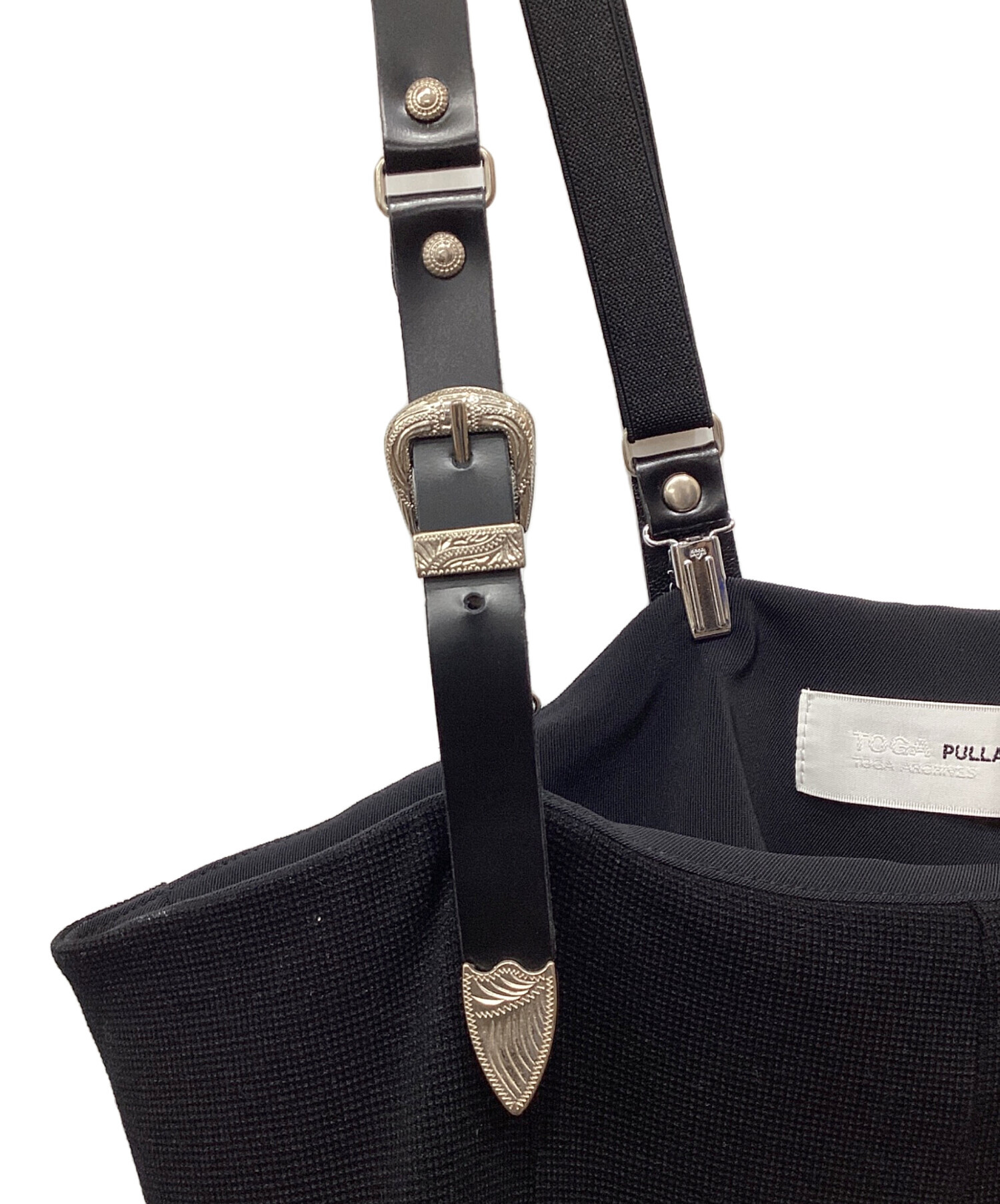 中古・古着通販】TOGA PULLA (トーガ プルラ) サロペット ブラック 
