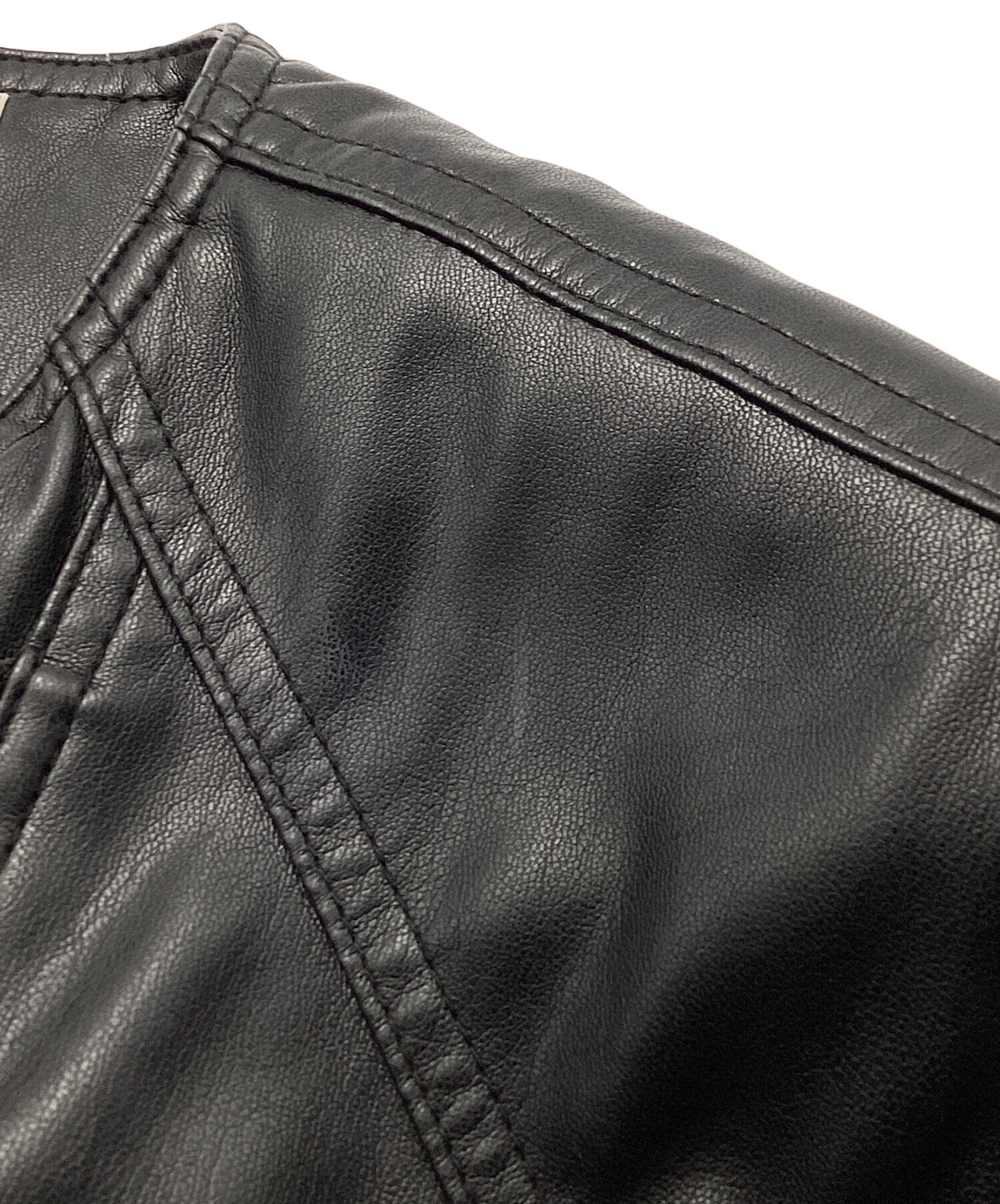 アメリ フェイクレザーベスト アメリ フェイクレザーベスト Ameri（アメリ）の「RIDERS SYNTHETIC