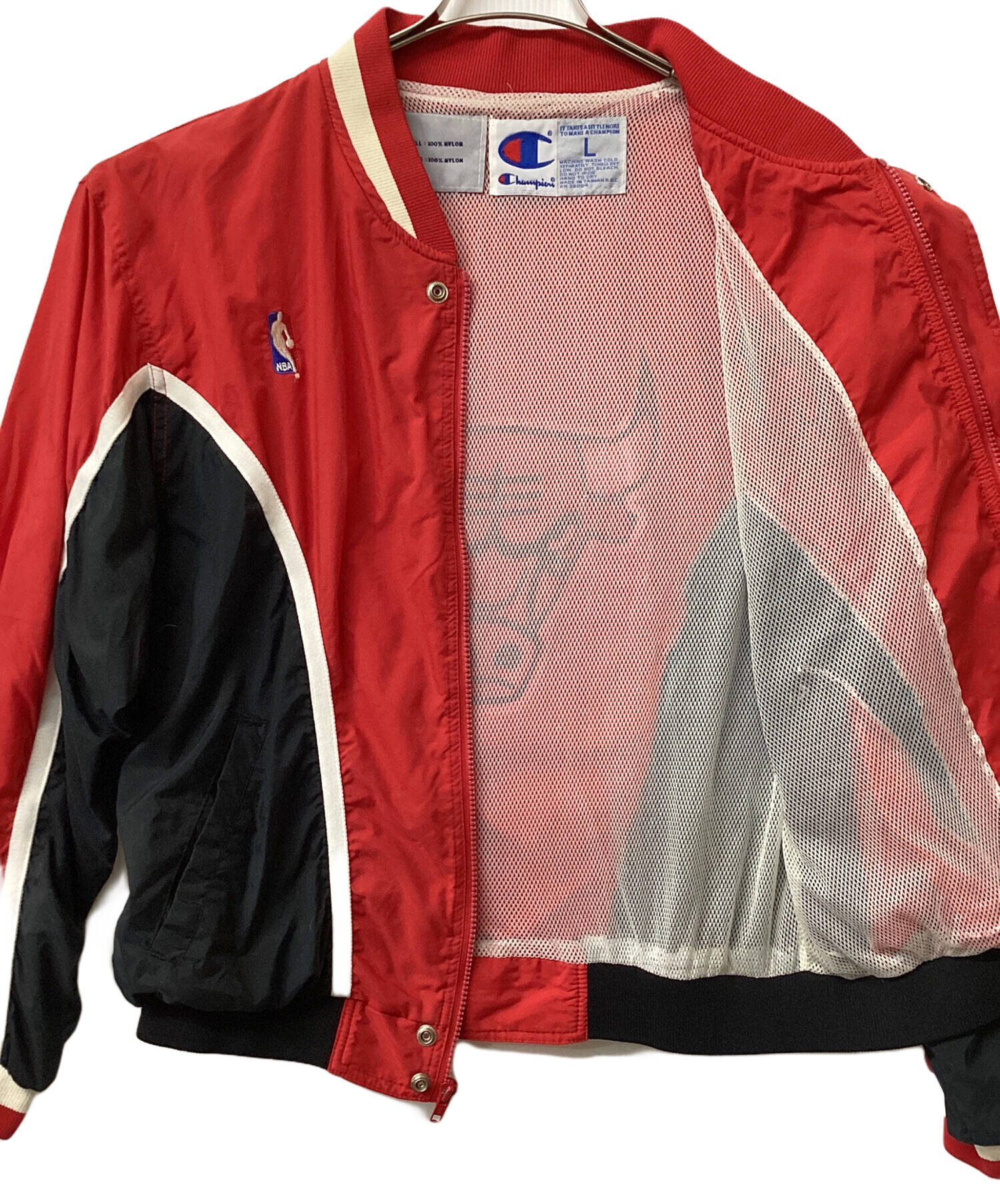 WULF SPORT Wales ナイロンジャケット 赤・緑 L 輸入 古着 WULF