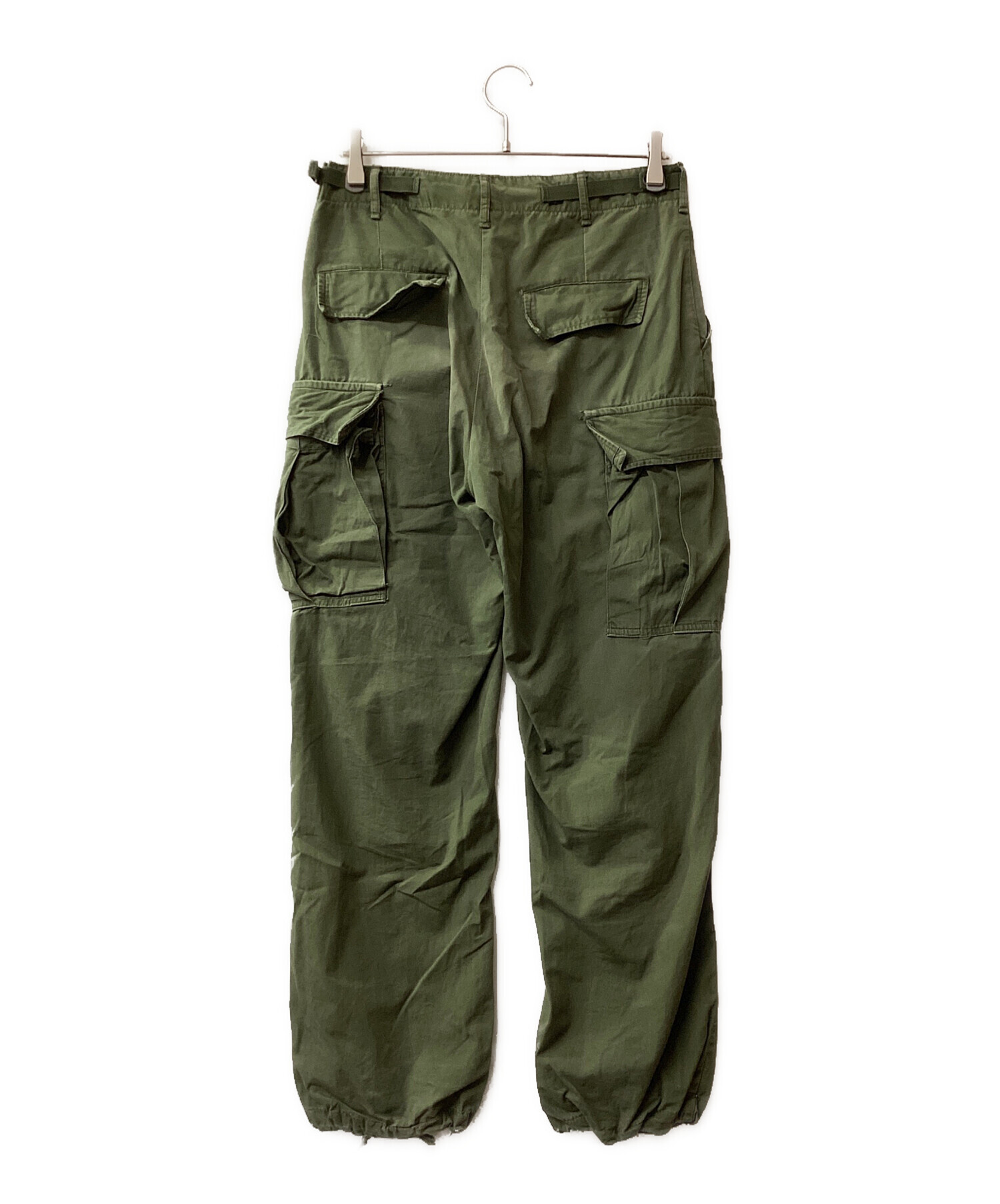 中古・古着通販】- (-) ミリタリーカーゴパンツ カーキ サイズ:27-31