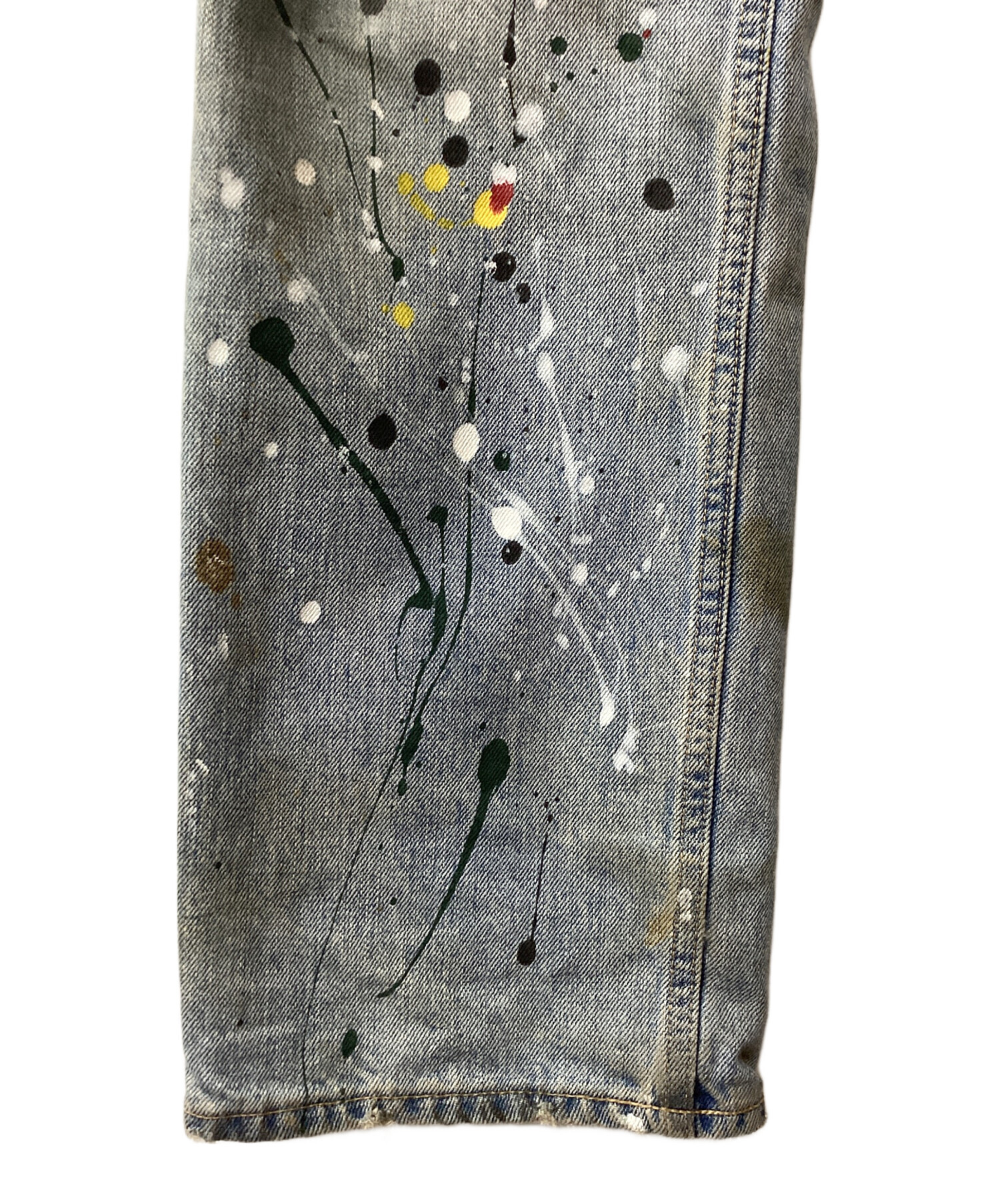 中古・古着通販】NUMBER (N)INE (ナンバーナイン) ペイント加工デニム