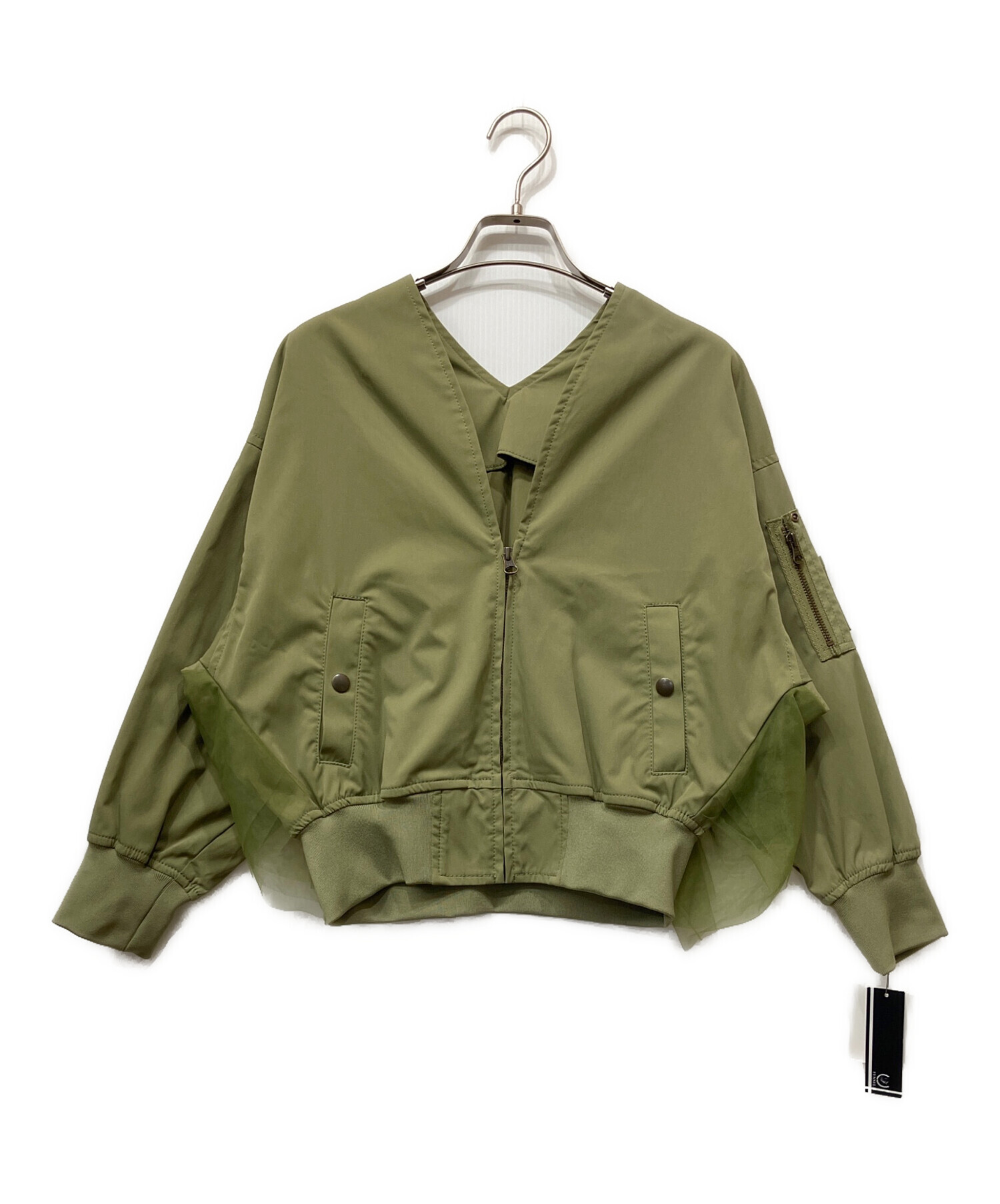中古・古着通販】FENNEL (フェンネル) ブルゾン オリーブ サイズ:38 未 