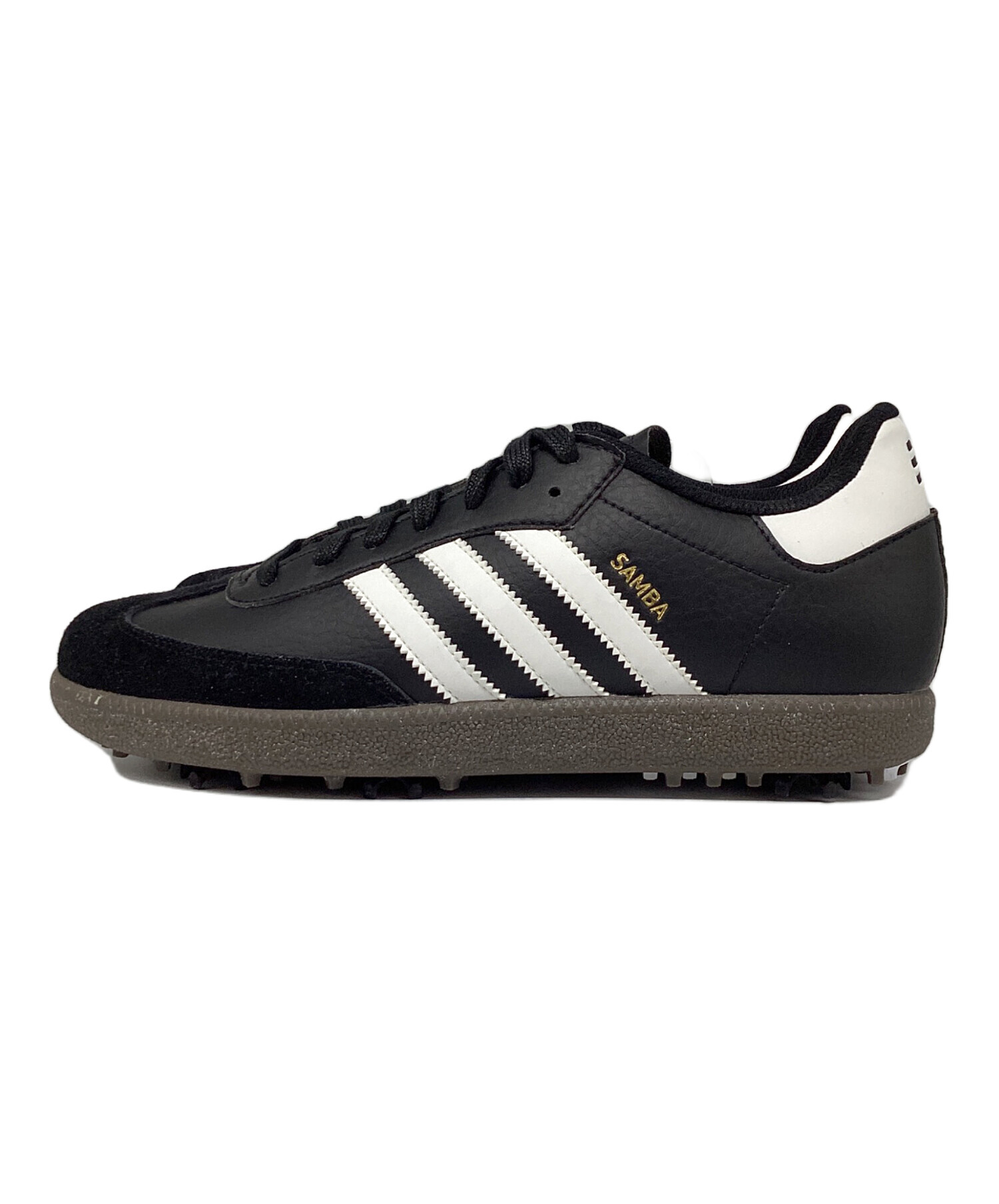【あちゃん】adidas Samba ゴルフ　ブラック　24.5 中古・古着通販】adidas (アディダス) SAMBA GOLF ブラック サイズ