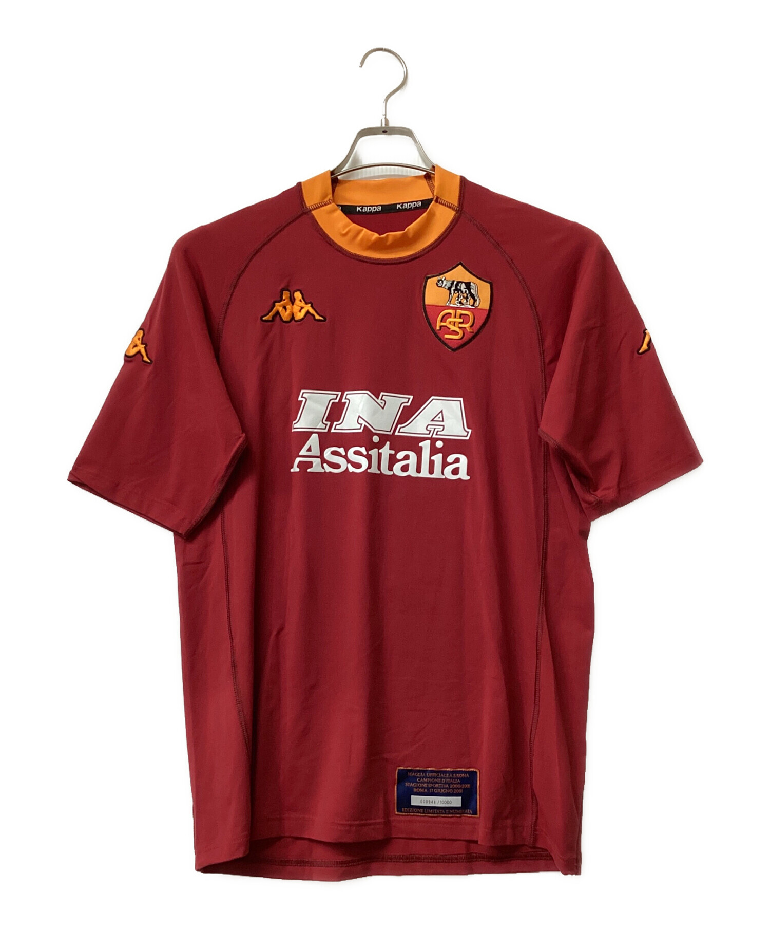Kappa サッカーシャツ 赤 44 【公式通販】