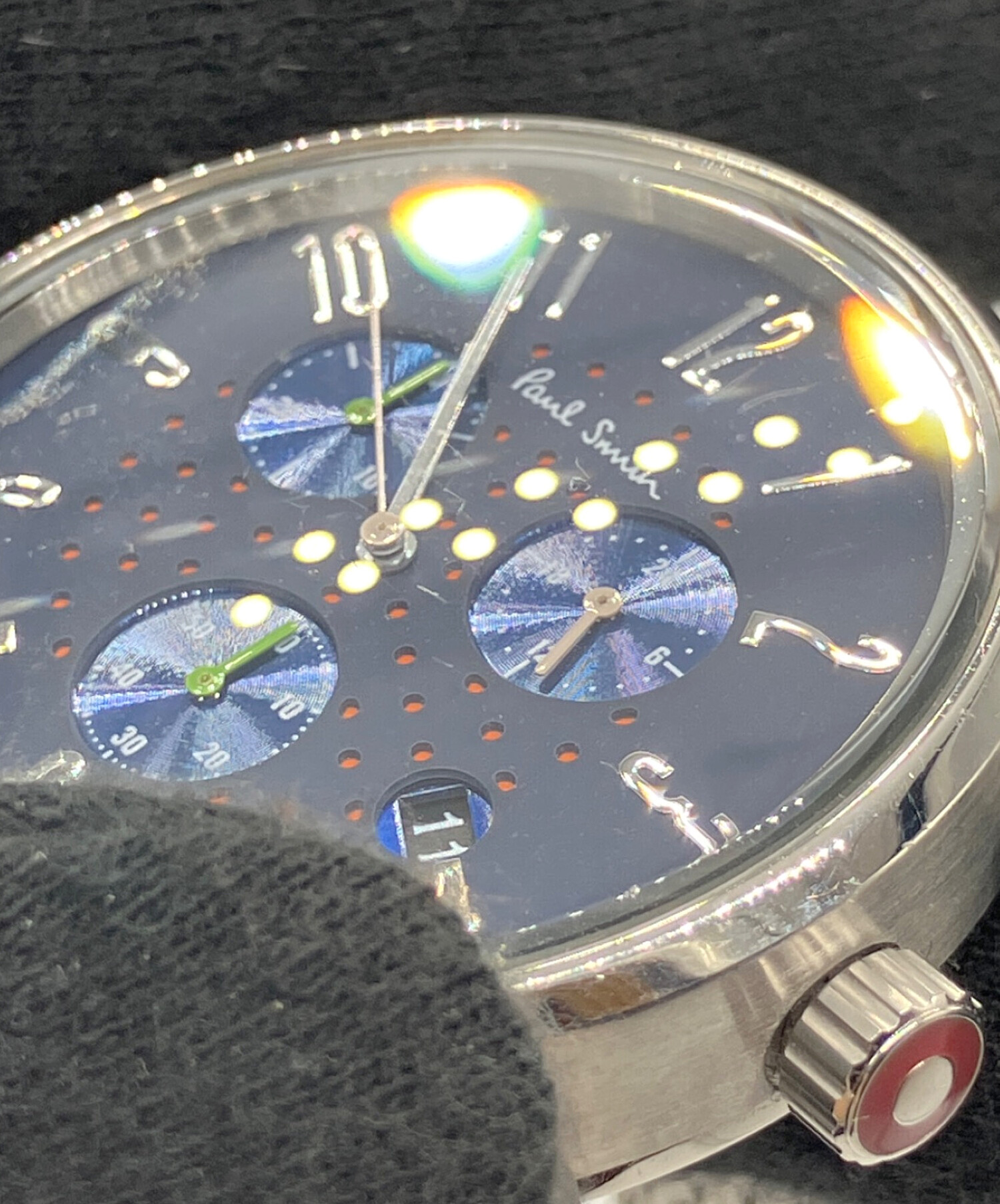 中古・古着通販】Paul Smith (ポールスミス) クロノグラフ ネイビー