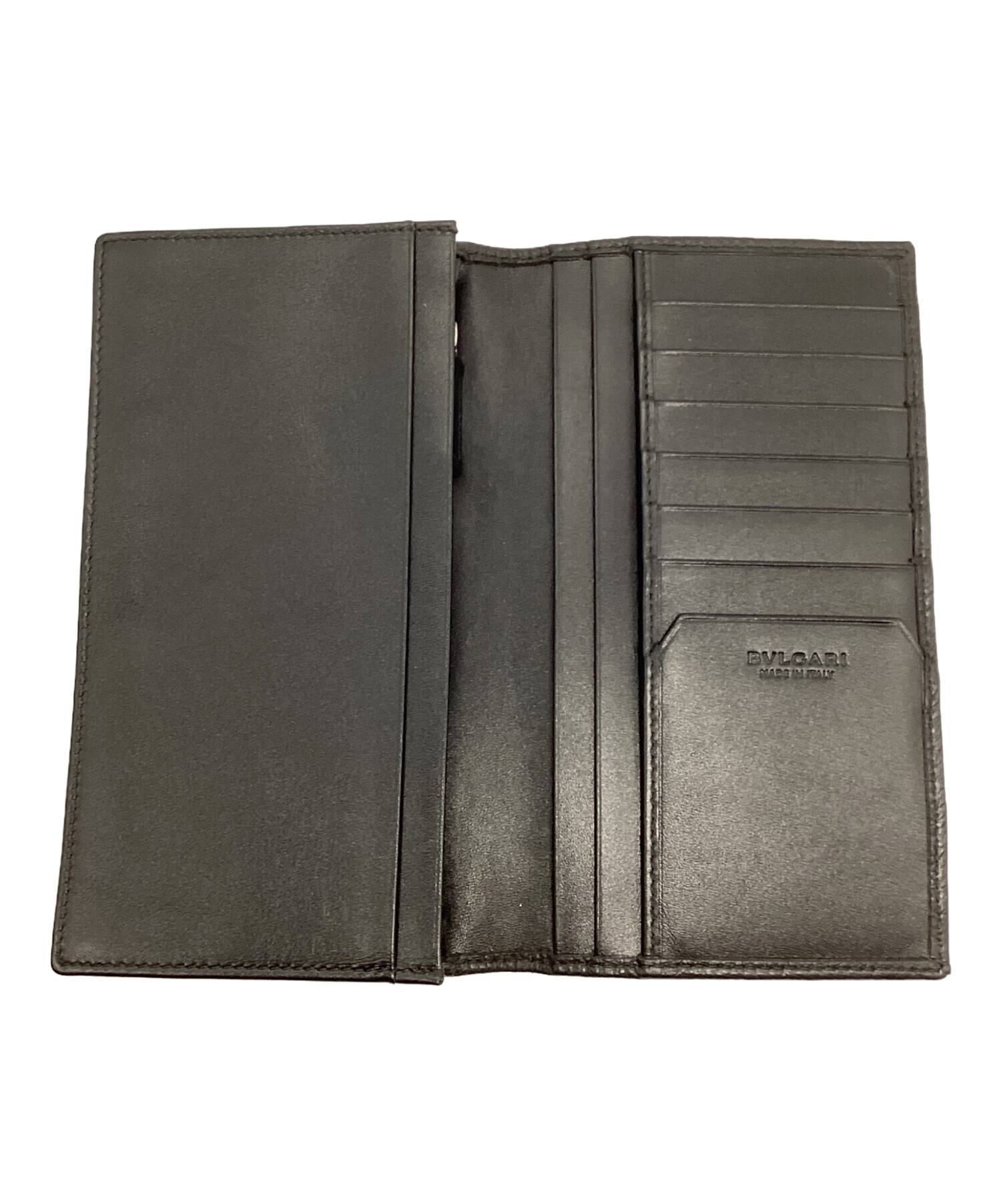 中古・古着通販】BVLGARI (ブルガリ) BVLGARI オクト 長財布 ブラック