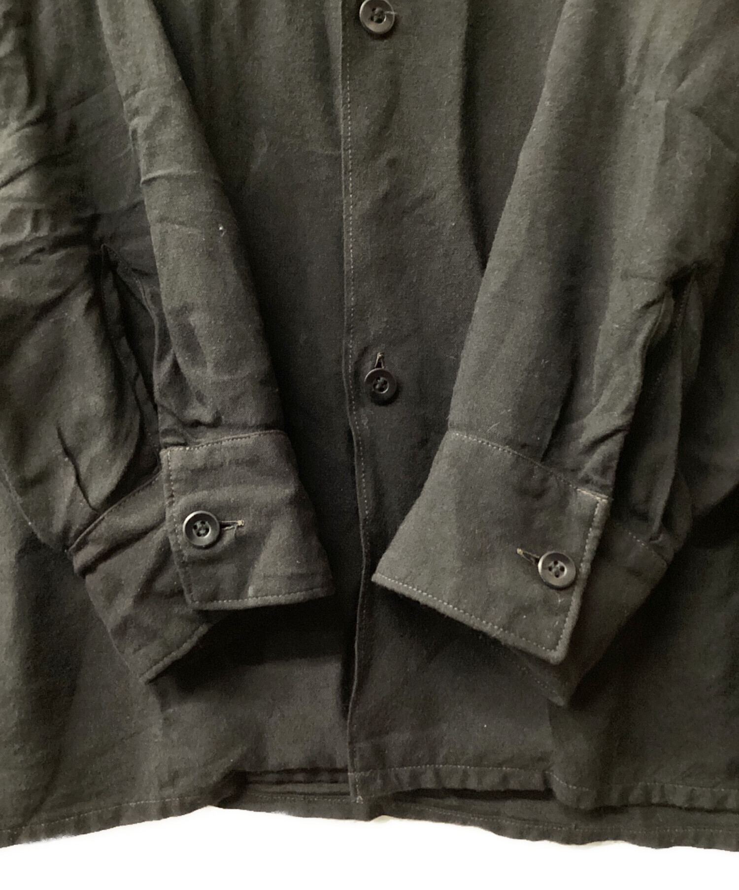 中古・古着通販】COMOLI (コモリ) レーヨンオープンカラーシャツ 20SS