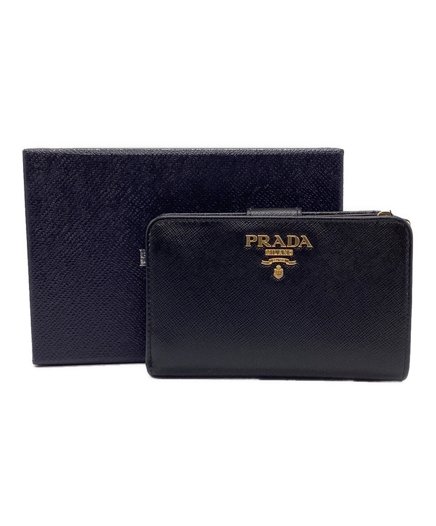 中古・古着通販】PRADA (プラダ) PORTAFOGLIO LAMPO サフィアーノ