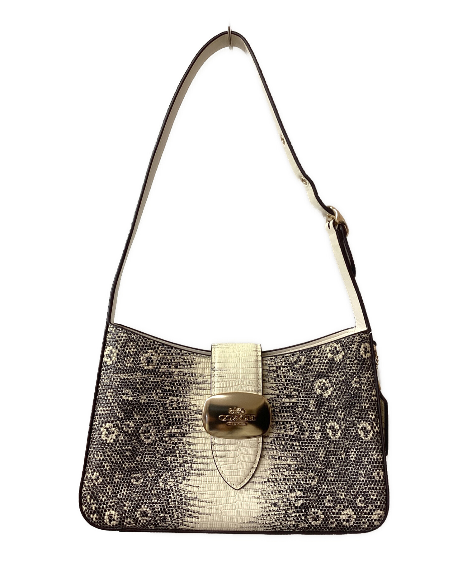 中古・古着通販】COACH (コーチ) エライザ ショルダーバッグ ブラック 
