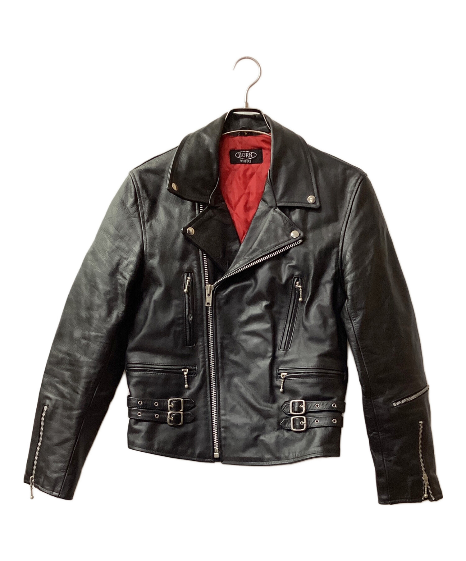 中古・古着通販】HORN WORKS (ホーンワークス) レザーダブルライダース