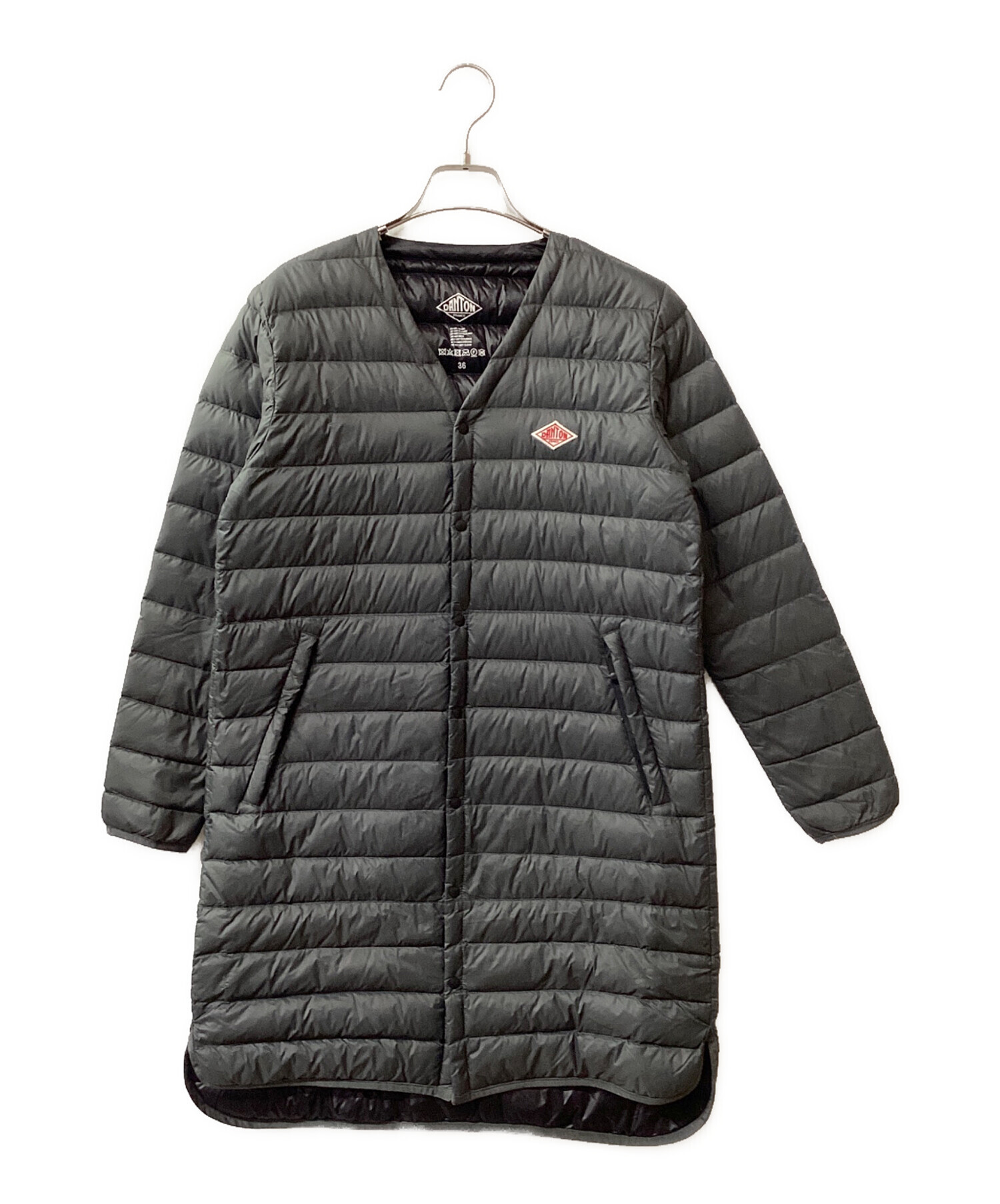 中古・古着通販】DANTON (ダントン) ダウンコート グレー サイズ:36 