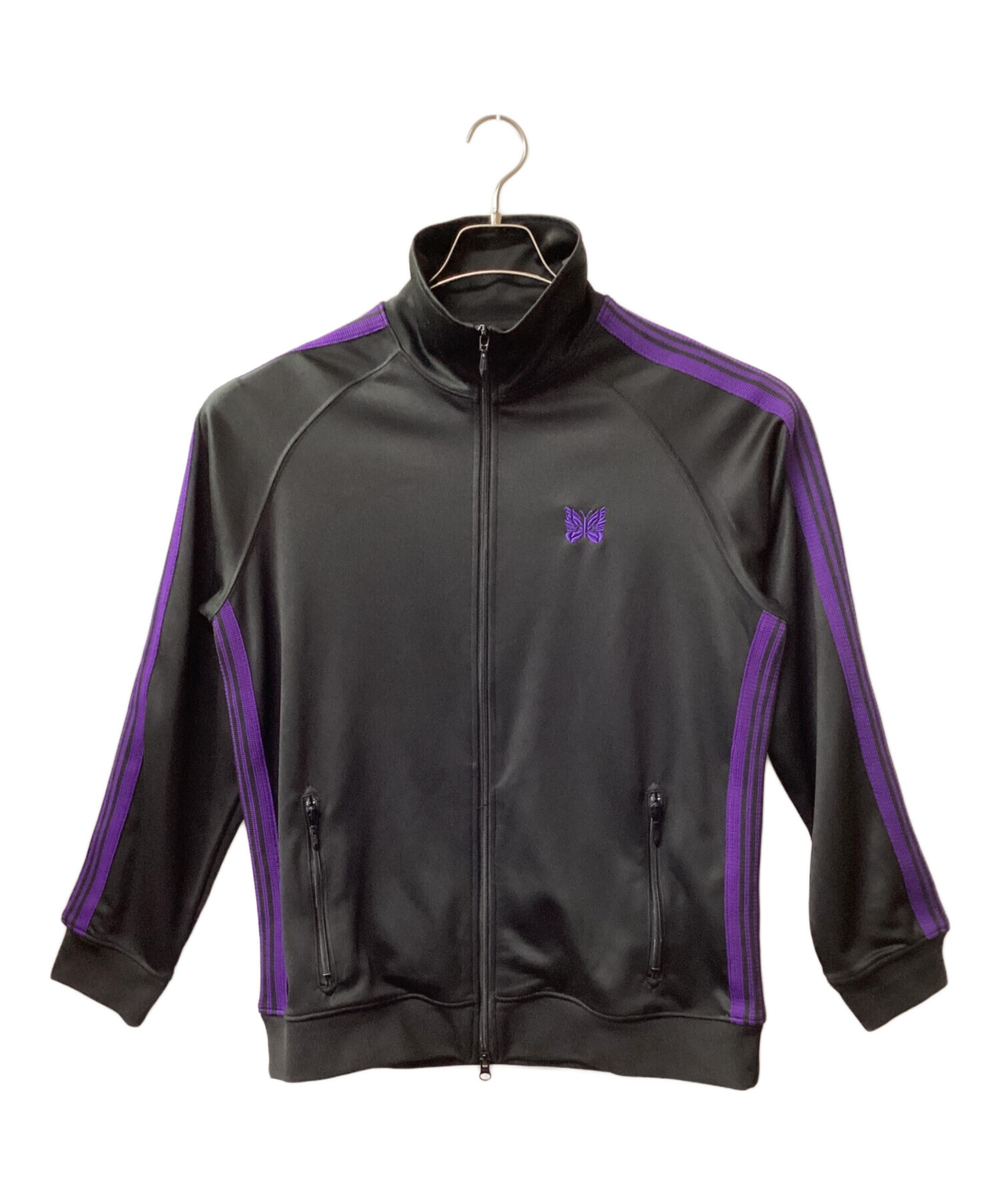 needles セットアップ　ブラック　パープル track jacket NEEDLES TRACK JACKET purple