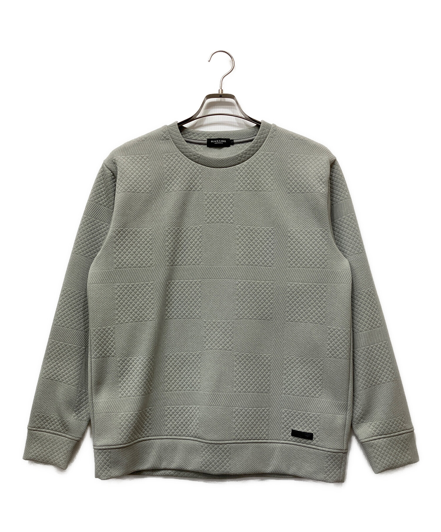 ブラックレーベルクレストブリッジ　ロゴ入りトレーナー　2 　緑系　M 中古・古着通販】BLACK LABEL CRESTBRIDGE (ブラックレーベル クレスト