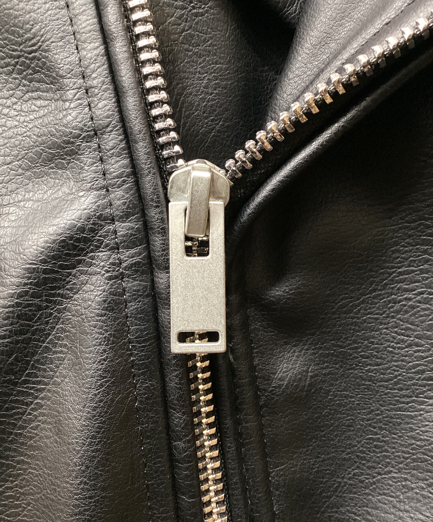 中古・古着通販】ZARA (ザラ) ダブルライダースジャケット ブラック