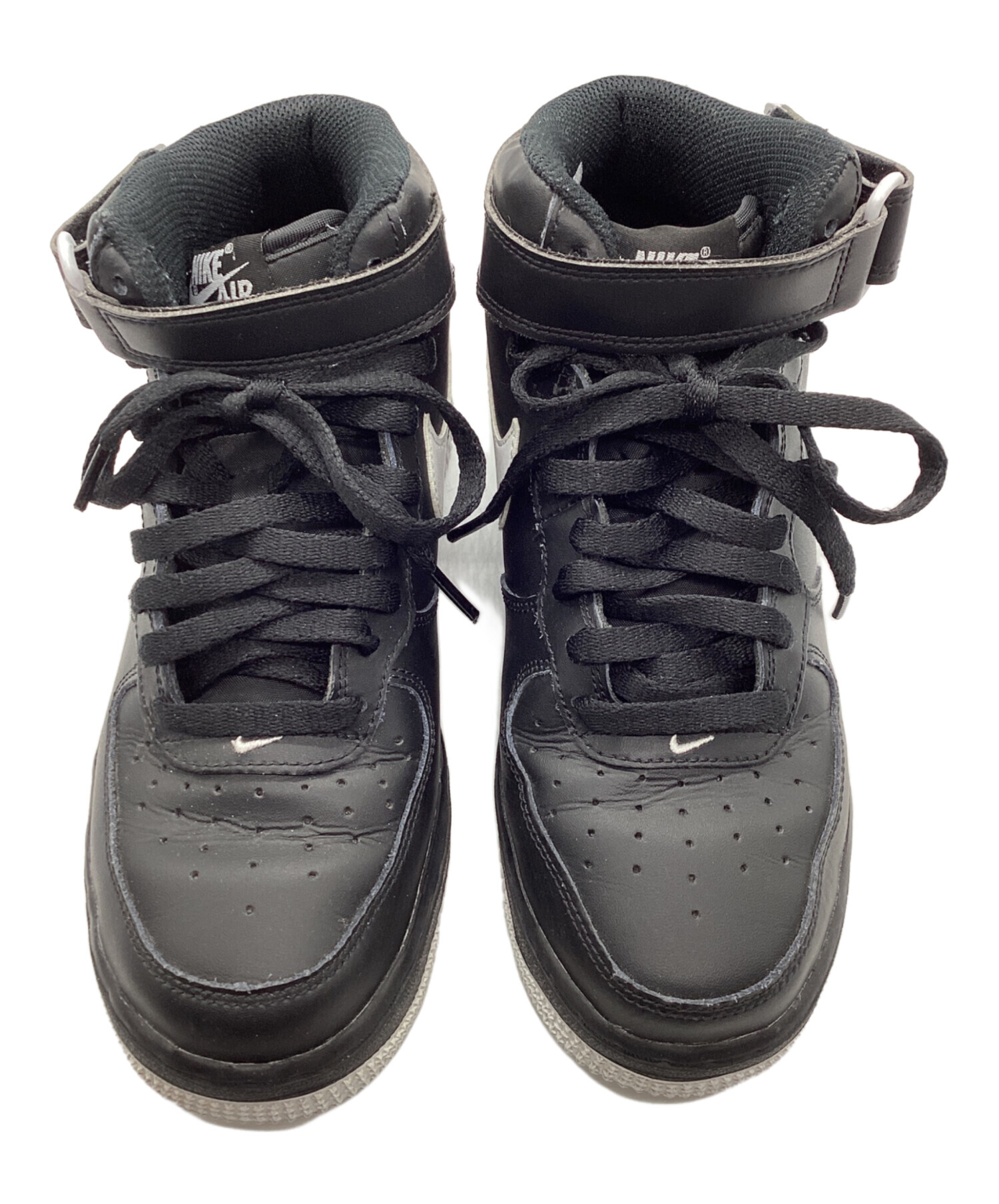 中古・古着通販】NIKE (ナイキ) Air Force 1 Mid 07 ブラック×ホワイト 