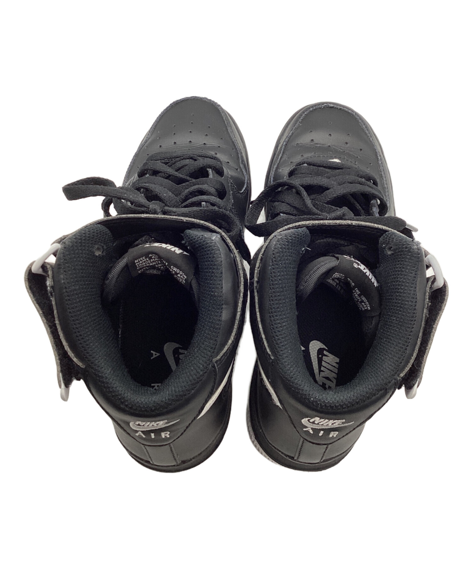 中古・古着通販】NIKE (ナイキ) Air Force 1 Mid 07 ブラック×ホワイト 