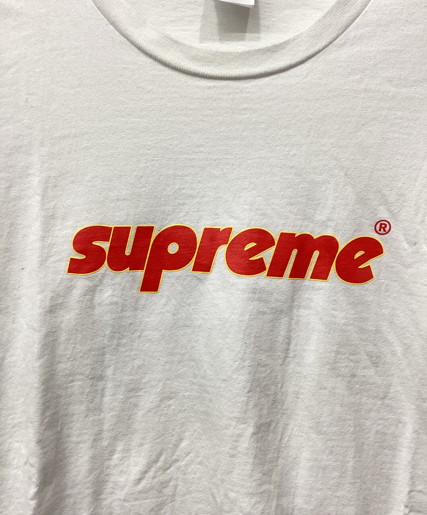 中古・古着通販】SUPREME (シュプリーム) 半袖カットソー ホワイト