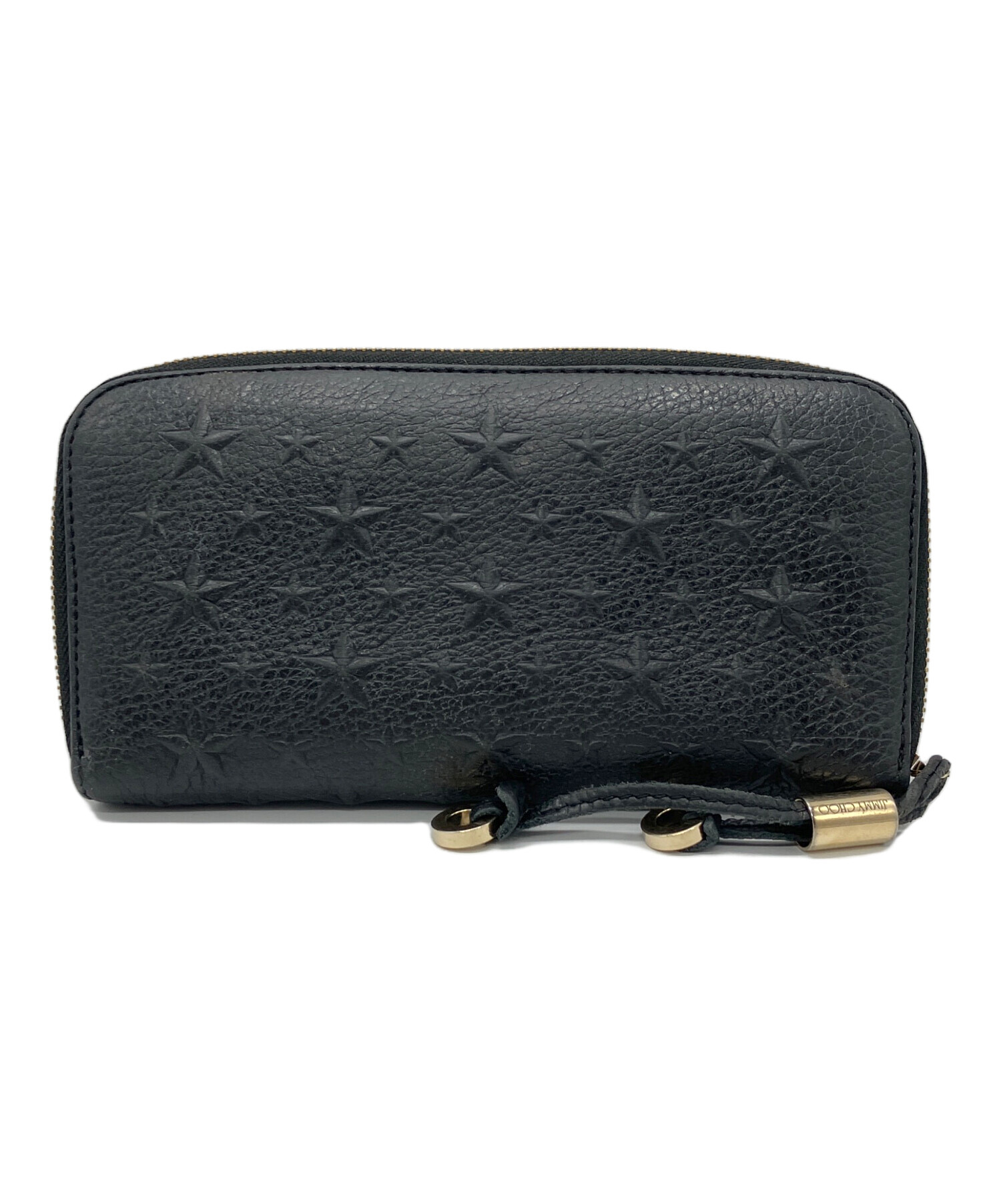 中古・古着通販】JIMMY CHOO (ジミーチュウ) 長財布 ブラック