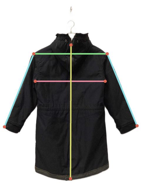 中古・古着通販】DIESEL (ディーゼル) モッズコート ネイビー サイズ