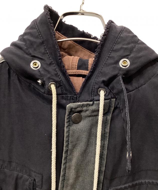 中古・古着通販】DIESEL (ディーゼル) モッズコート ネイビー サイズ