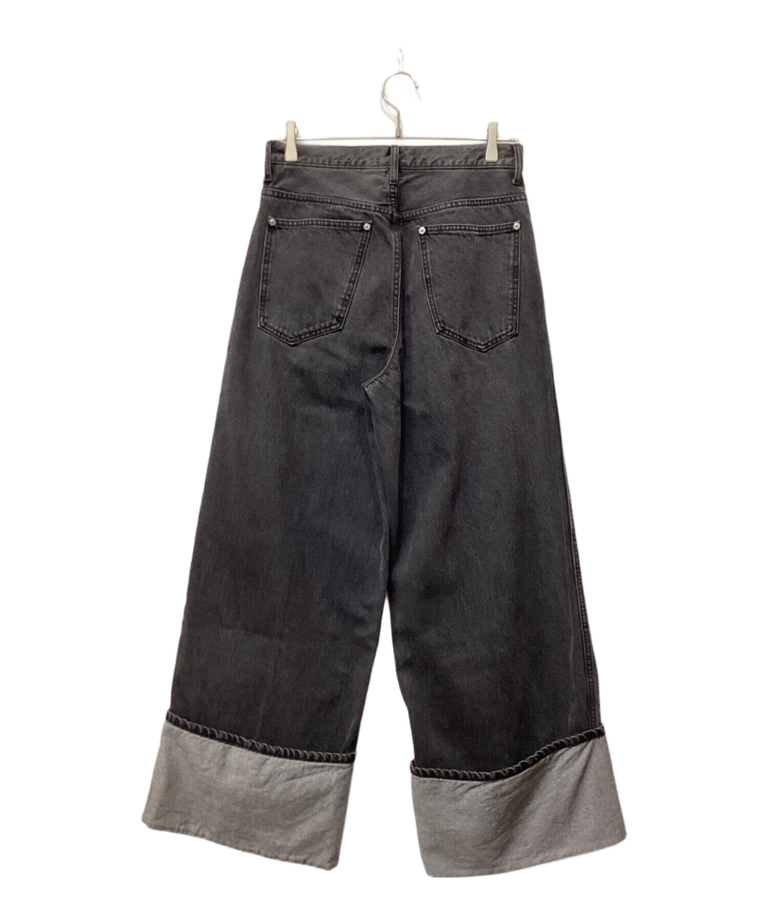 中古・古着通販】soerte (ソエルテ) ワイドストレートロールアップ