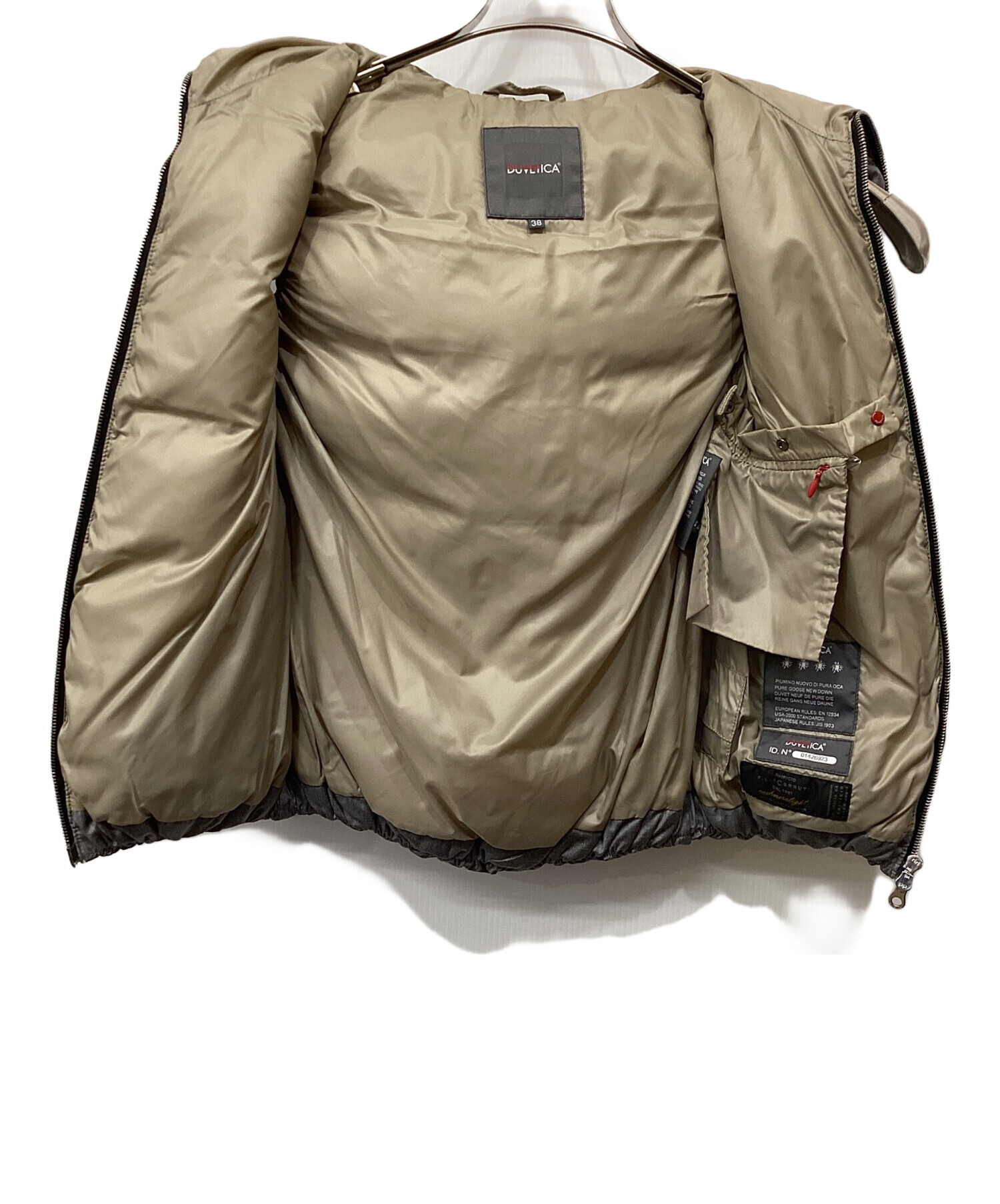 中古・古着通販】DUVETICA (デュベティカ) ダウンベスト グレー サイズ