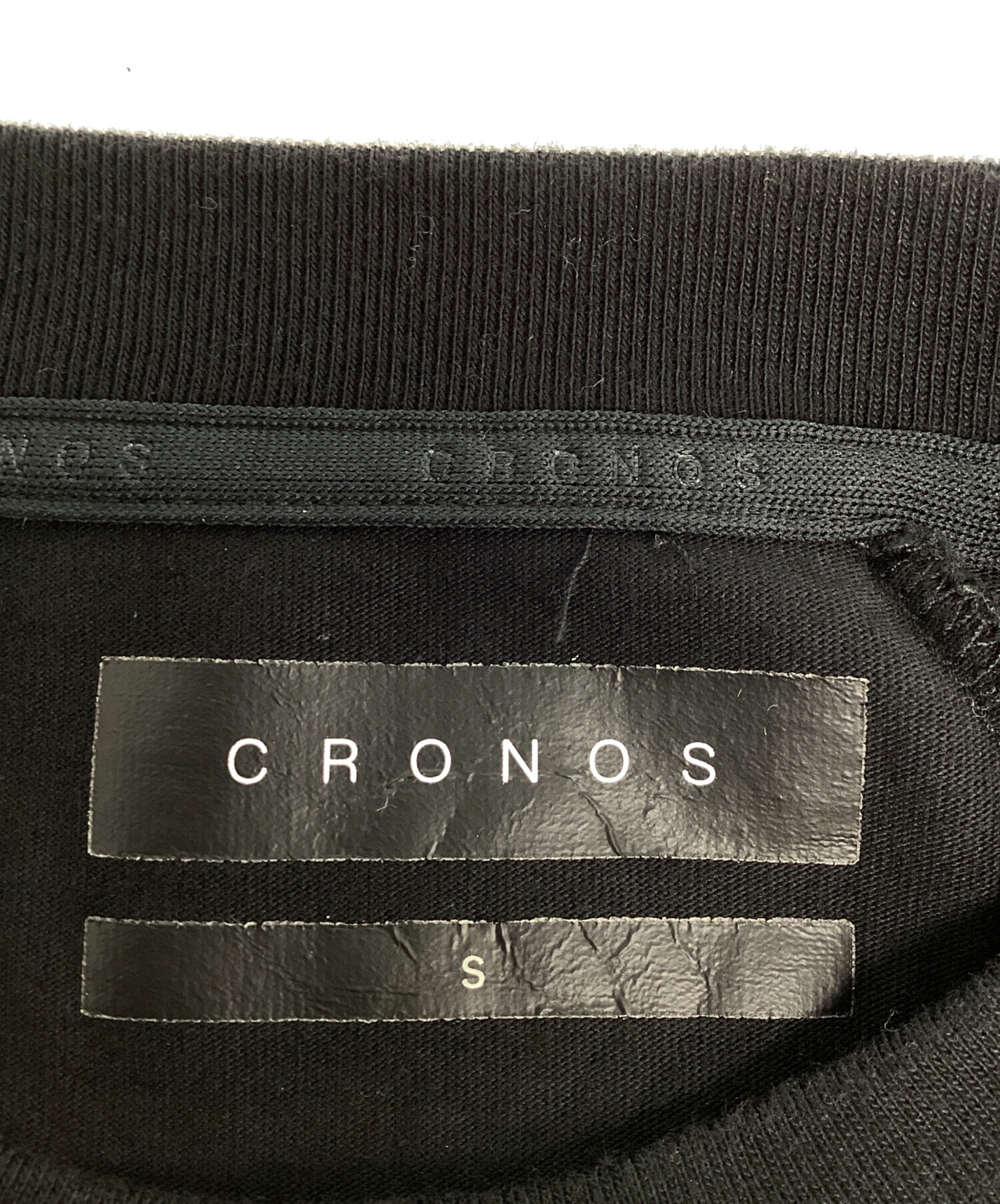 中古・古着通販】CRONOS (クロノス) 長袖カットソー ブラック サイズ:S 