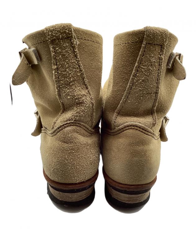 売り切り！【RED WING】エンジニアブーツ ベージュ 中古・古着通販】RED WING (レッドウィング) ショートエンジニアブーツ