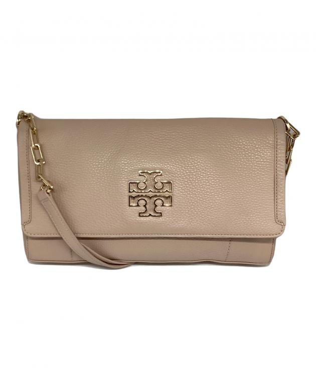 トリーバーチ ベージュ系 PVC×レザー バッグ ショルダーバッグ レディース【中古】 中古・古着通販】TORY BURCH (トリーバーチ) ショルダーバッグ