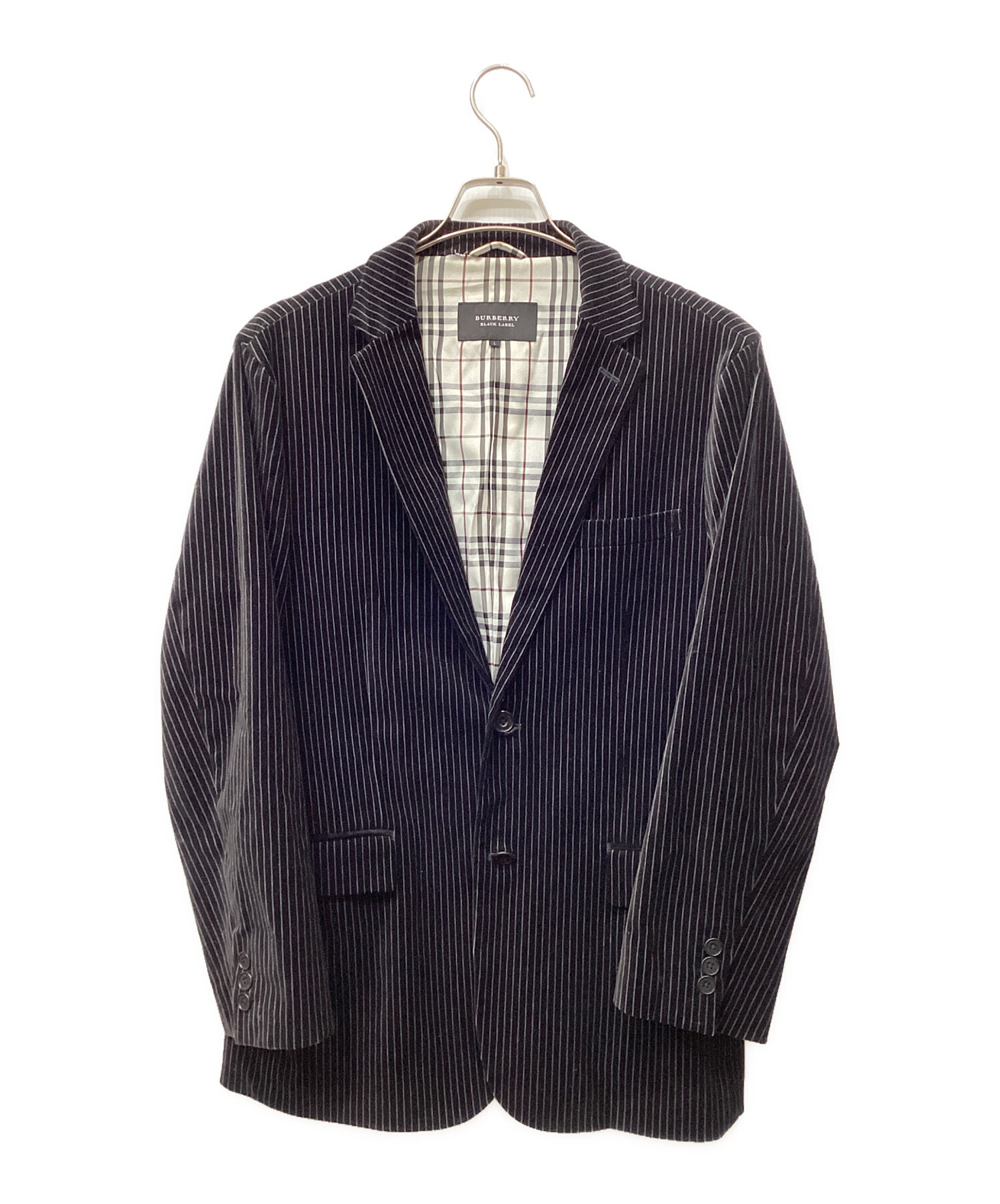 美品★BURBERRY BLACK LABEL テーラードジャケット LLメンズ 中古・古着通販】BURBERRY BLACK LABEL (バーバリーブラックレーベル